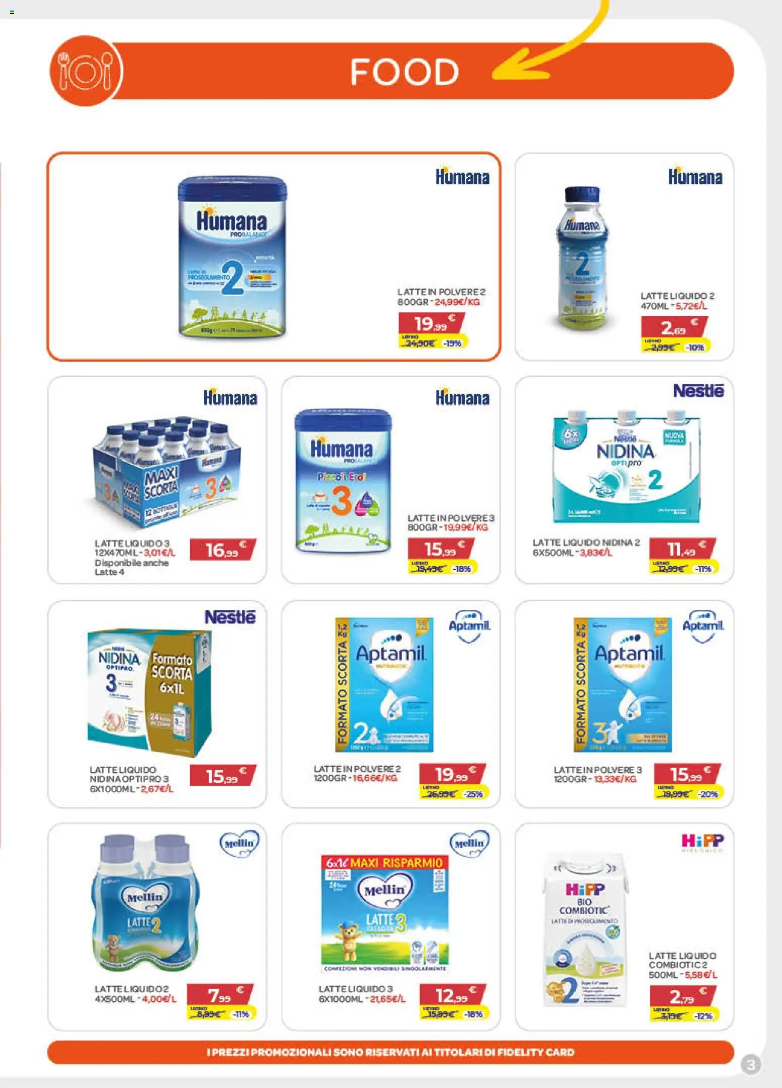 Volantino Bimbo store del 02/07/2026 | Pagina: 3 | Prodotti: Latte
