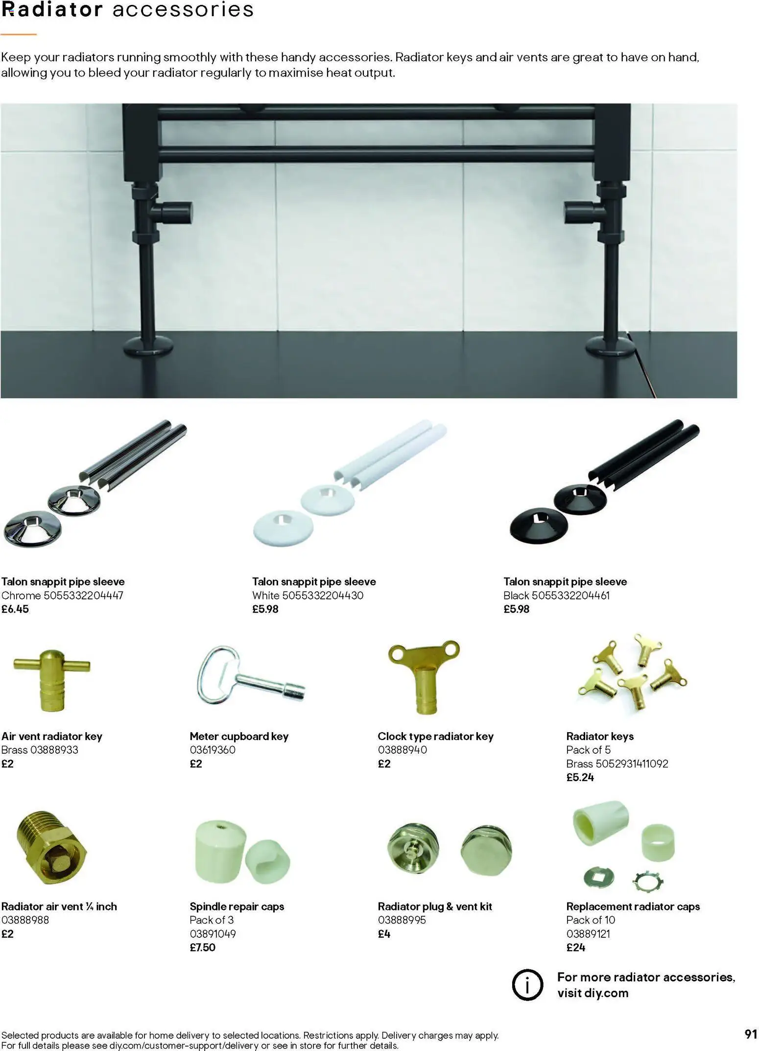 {H1} | Page: 9 | Products: Radiator, Mirror, Water