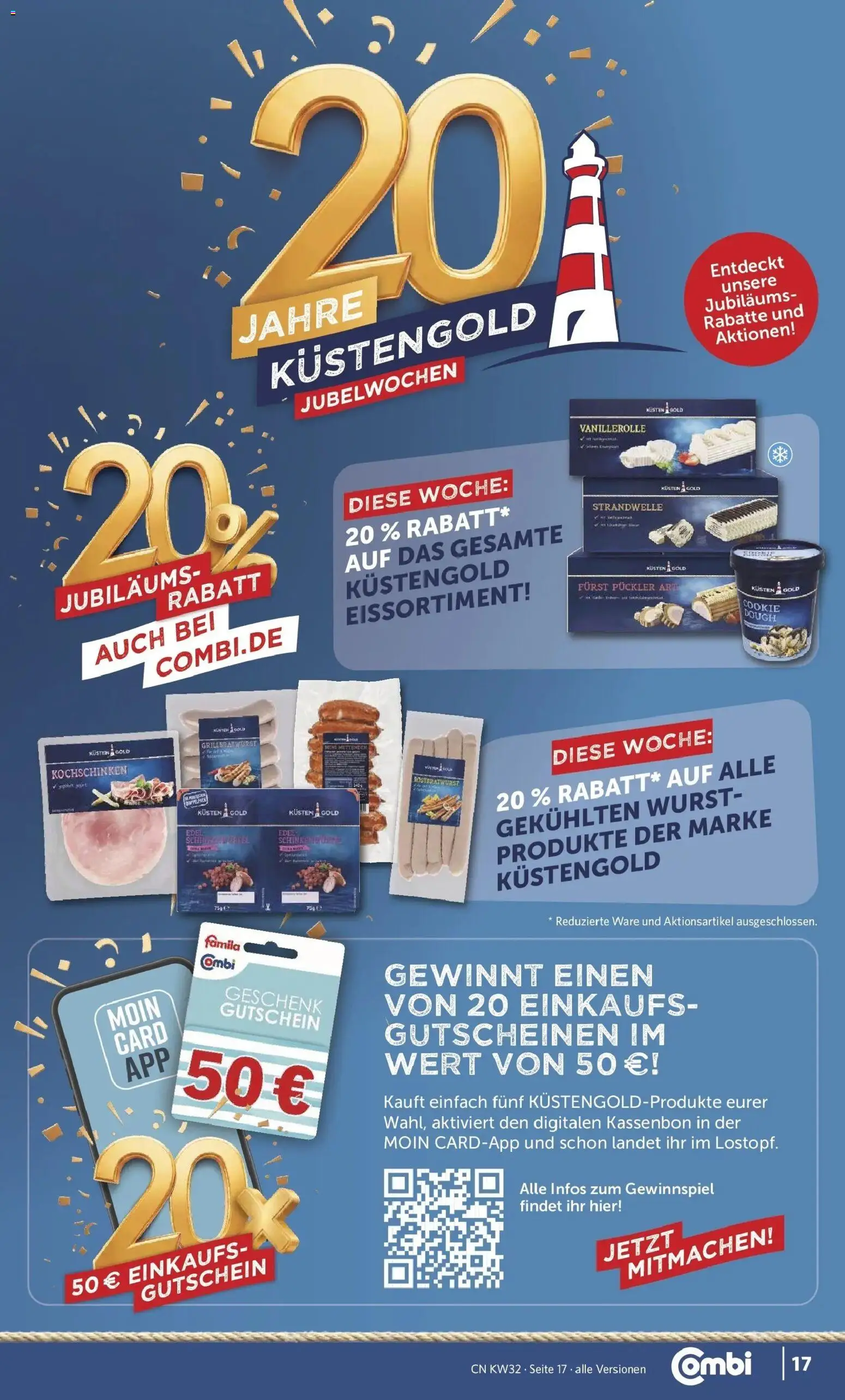 Combi Prospekt Borchen (ab 03.08.2026) zum Blättern | Seite: 19 | Produkte: Wurst