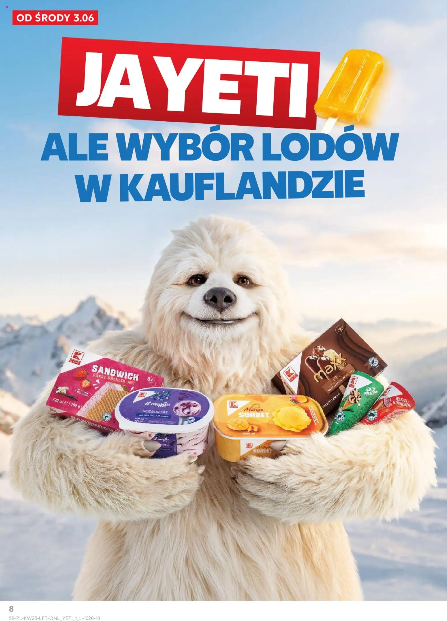 Kaufland Polsko leták od 03.06.2026 | Strana: 8 | Produkty: Mango, Sorbet