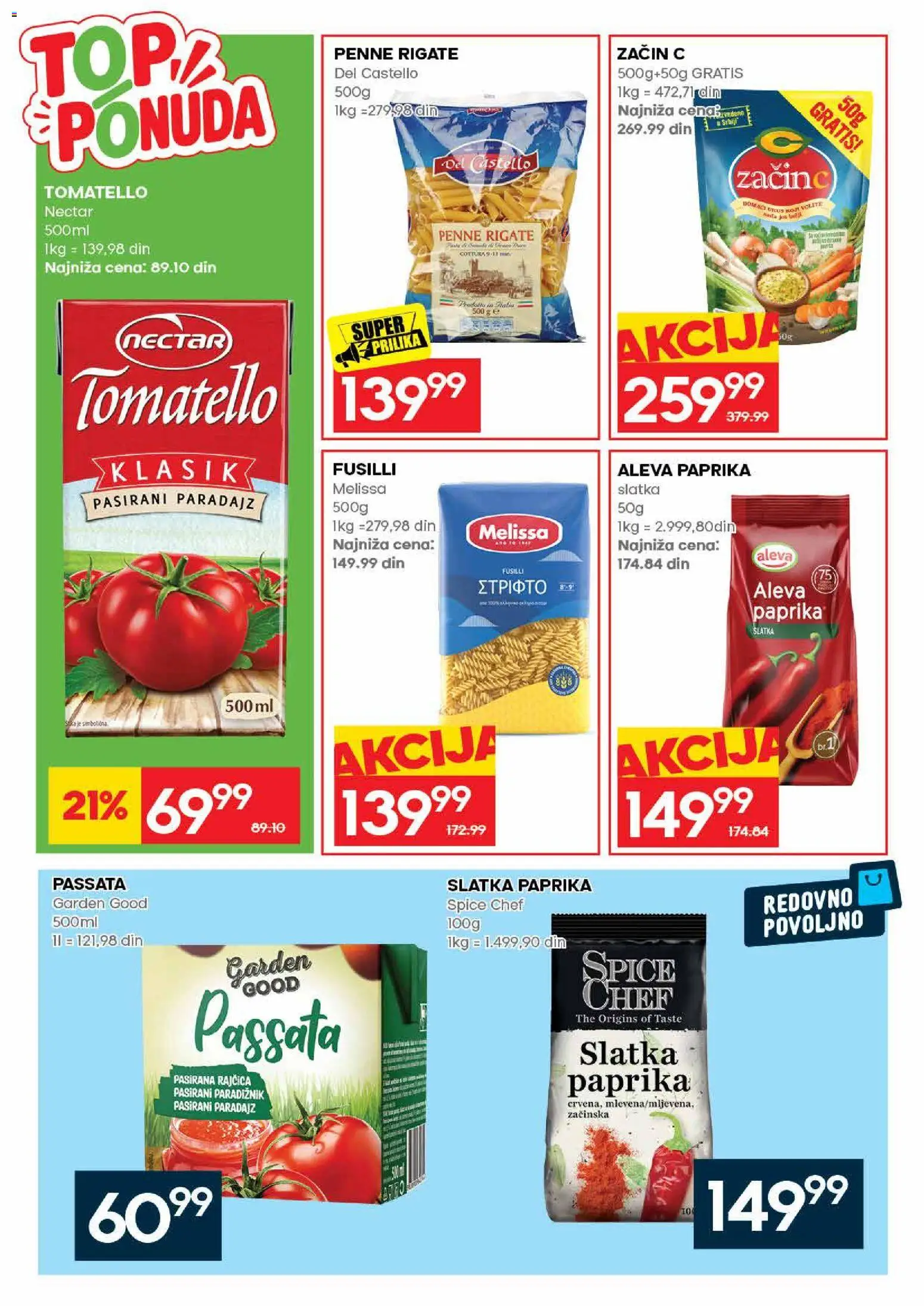 Idea katalog - važi od 17.08.2026 | Strana: 36 | Proizvode: Pasirani paradajz, Paprika, Paradajz