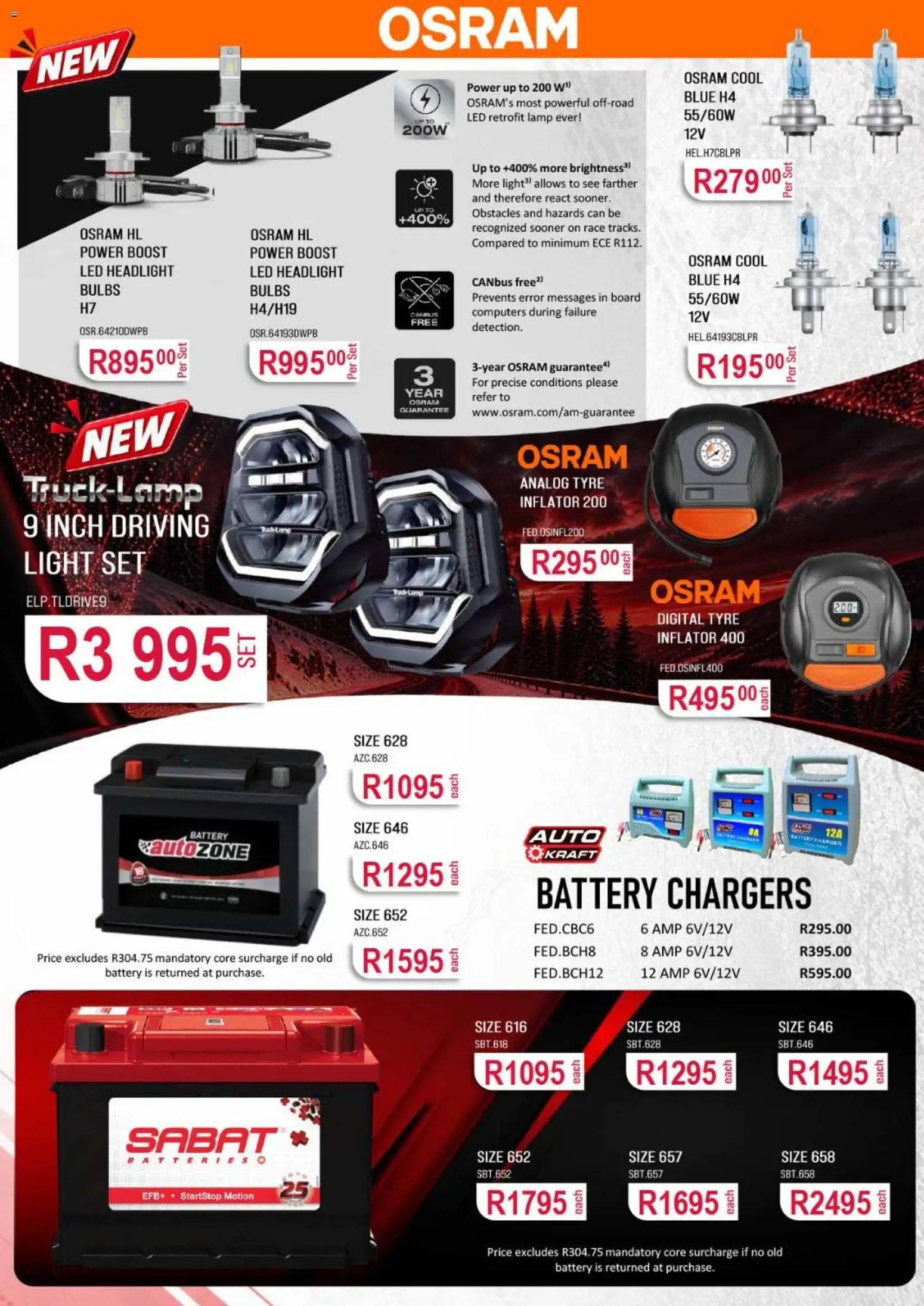 New AutoZone catalogue – valid from 25/08/2026 | Page: 7 | Products: Battery, Lamp, Light
