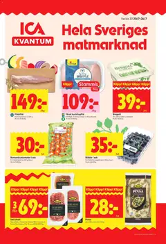 ICA Kvantum - Aktuella erbjudanden - Förhandsvisning av reklamblad från butik ICA Kvantum aktuell från 20/07/2026