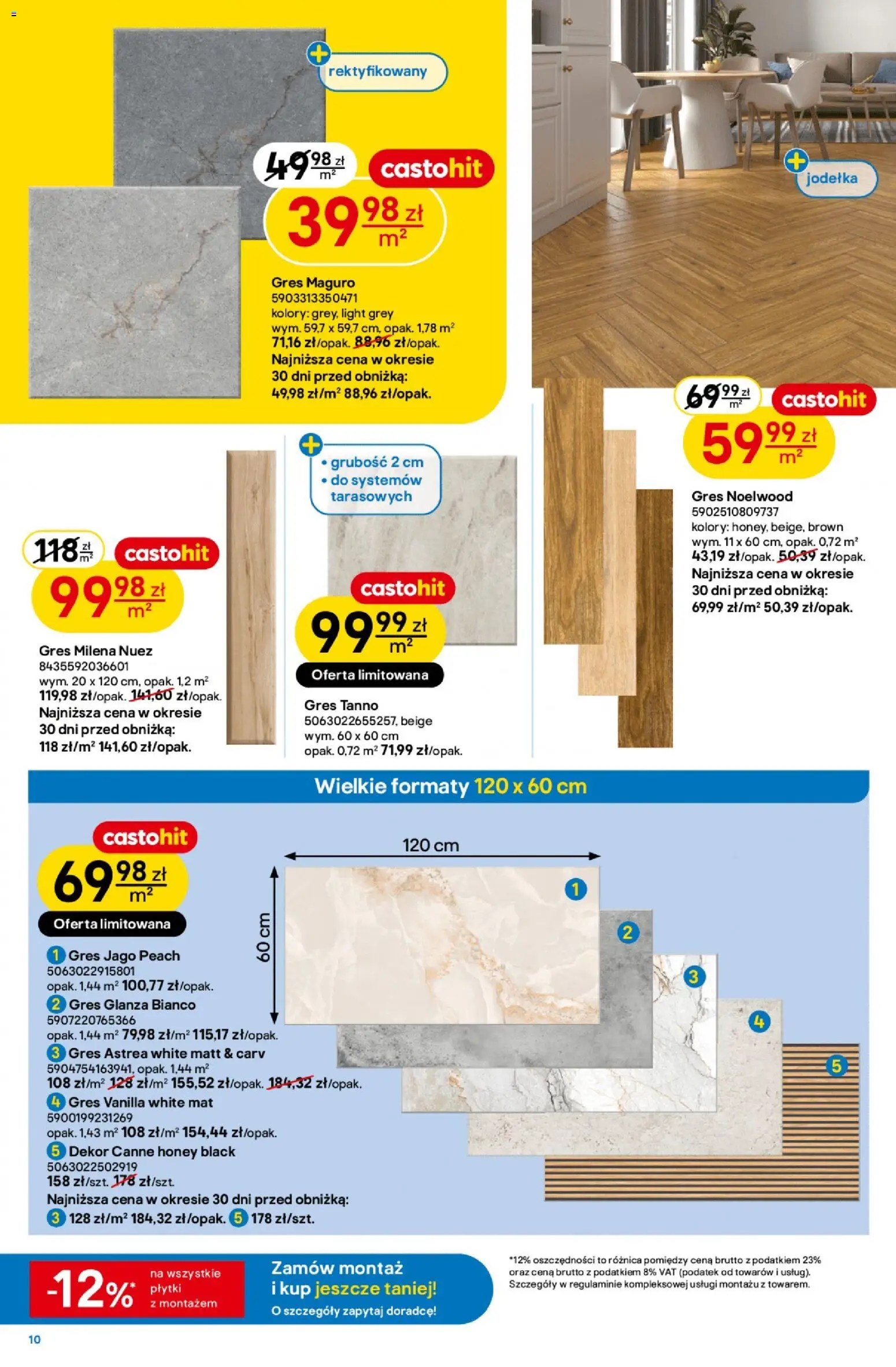 Castorama gazetka od 16.09.2026 | Strona: 10 | Produkty: Płytki