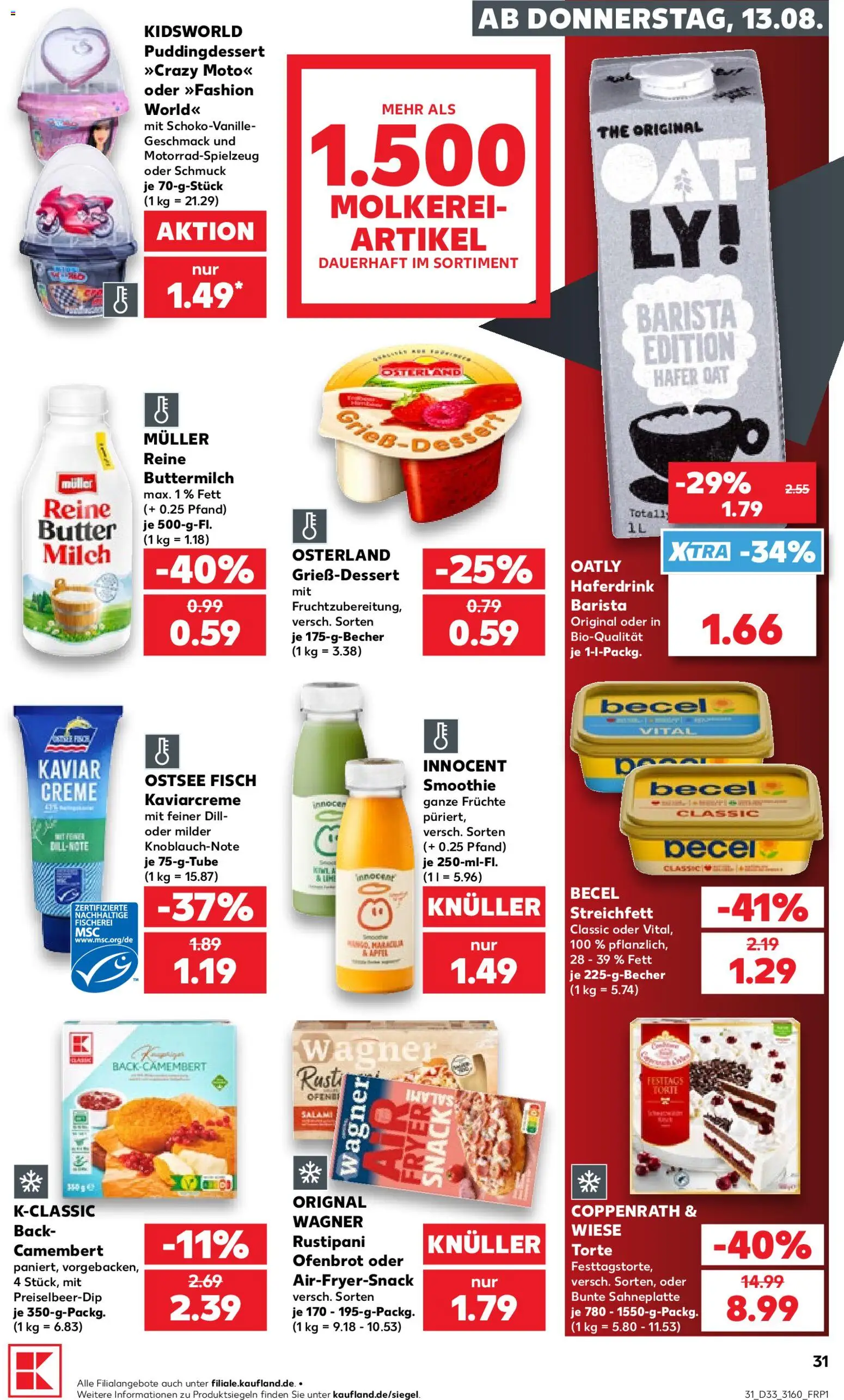 Kaufland Německo leták od 13.08.2026 | Strana: 31