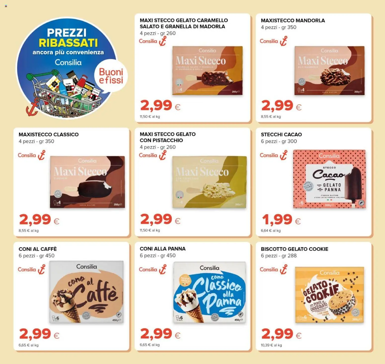 Volantino Oasi del 23.04.2026 | Pagina: 14 | Prodotti: Panna, Latte, Mandorle, Cacao