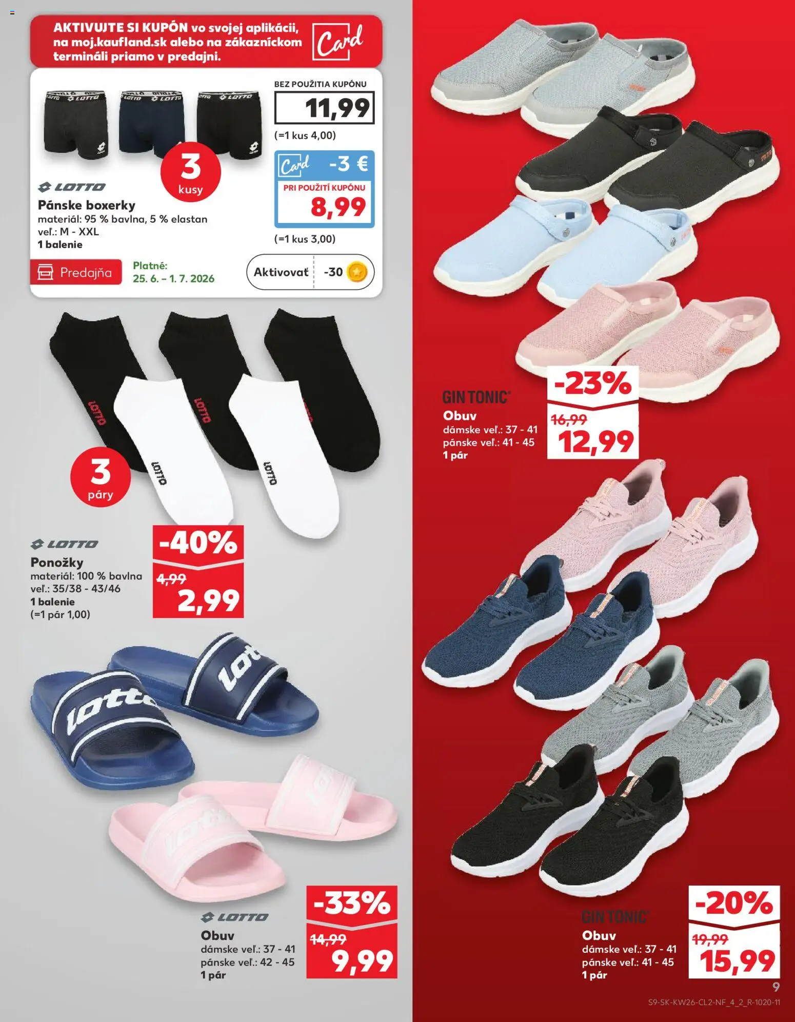 Kaufland SK akciós ujság - amely érvényes a következő dátumtól: 2026.06.25. | Oldal: 9 | Termékek: Gin