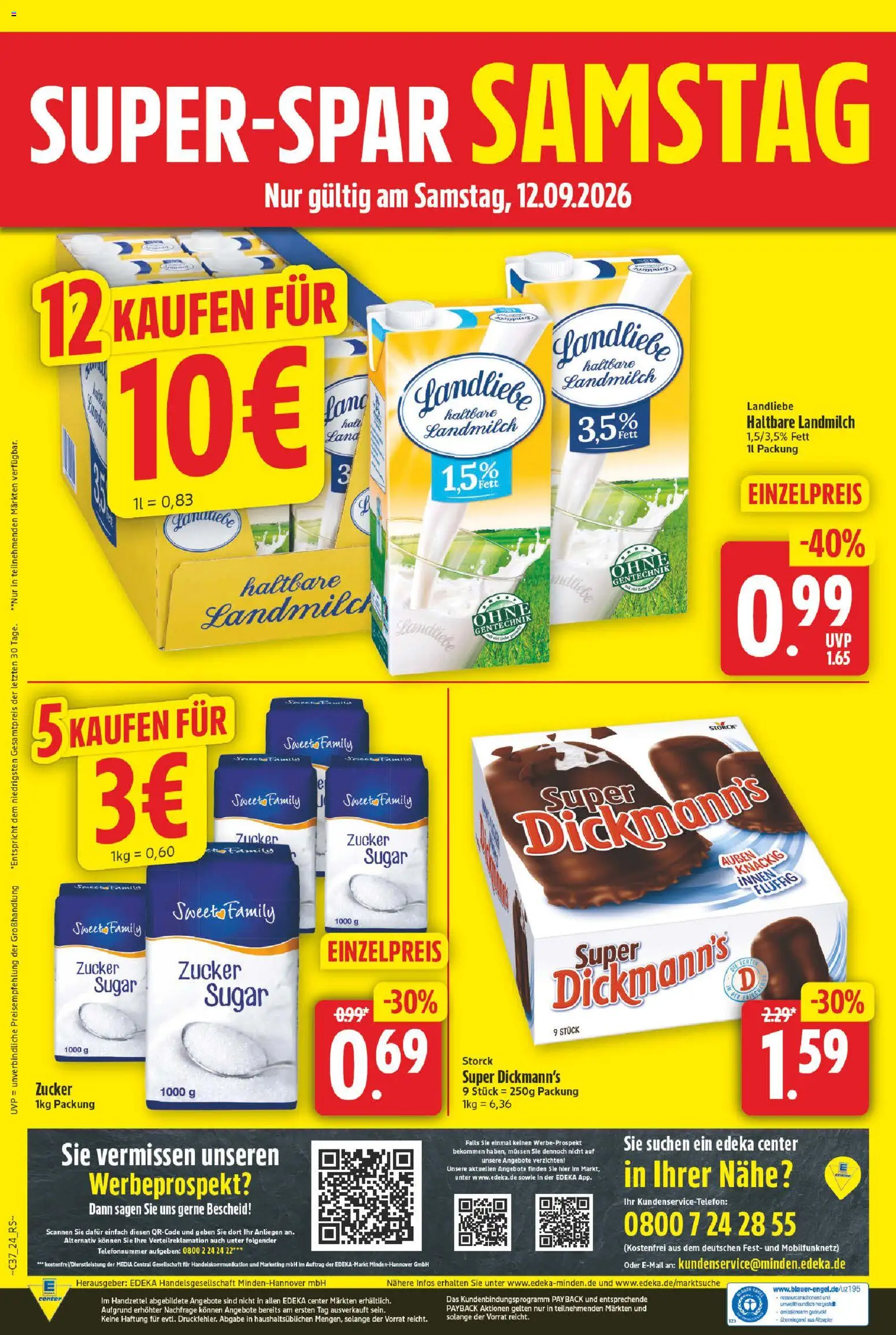 E center Prospekt – gültig ab 07.09.2026 | Seite: 29 | Produkte: Zucker