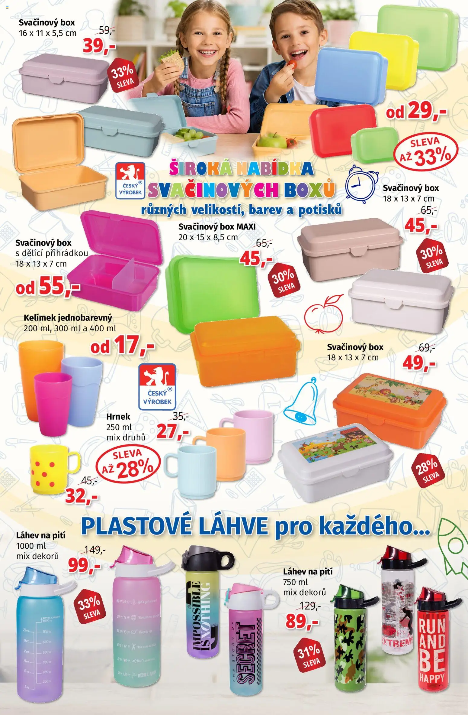 Prior - Akční Nabídka Školních Potřeb od 11.08.2026 | Strana: 8 | Produkty: Box, Hrnek, Lahve, Láhev