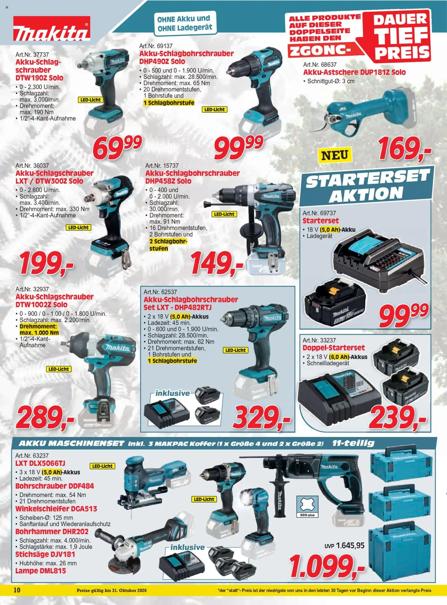 Zgonc Flugblatt gültig ab 01.10.2026 | Seite: 10 | Produkte: Koffer, Lampe