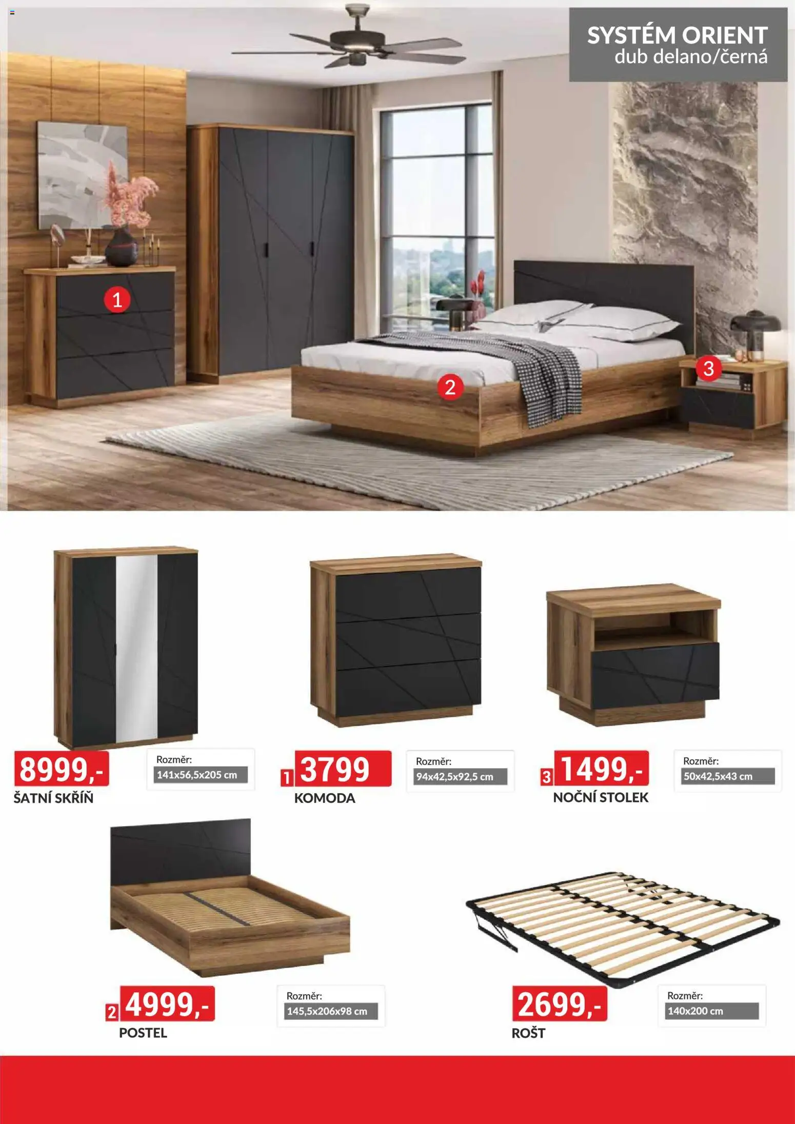 BAUMAX leták - Vaše bydlení, vaše pravidla od 01.07.2026 | Strana: 66 | Produkty: Postel, Komoda, Noční stolek, Rošt