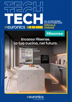 Anteprima del volantino Euronics volantino Hisense valido a partire dal 24/09/2026