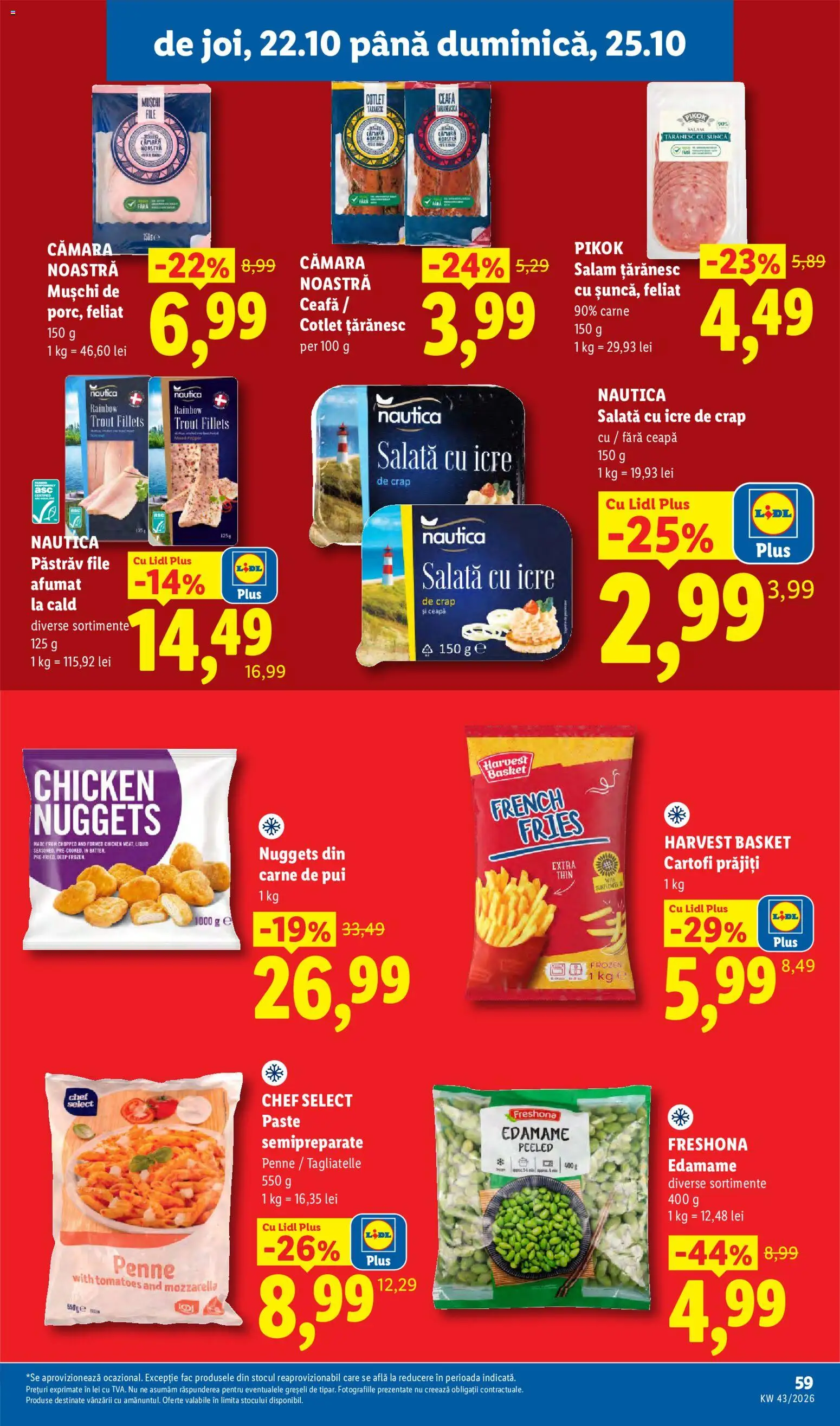 Noul catalog Lidl – valabil de la 19.10.2026 | Pagină: 59