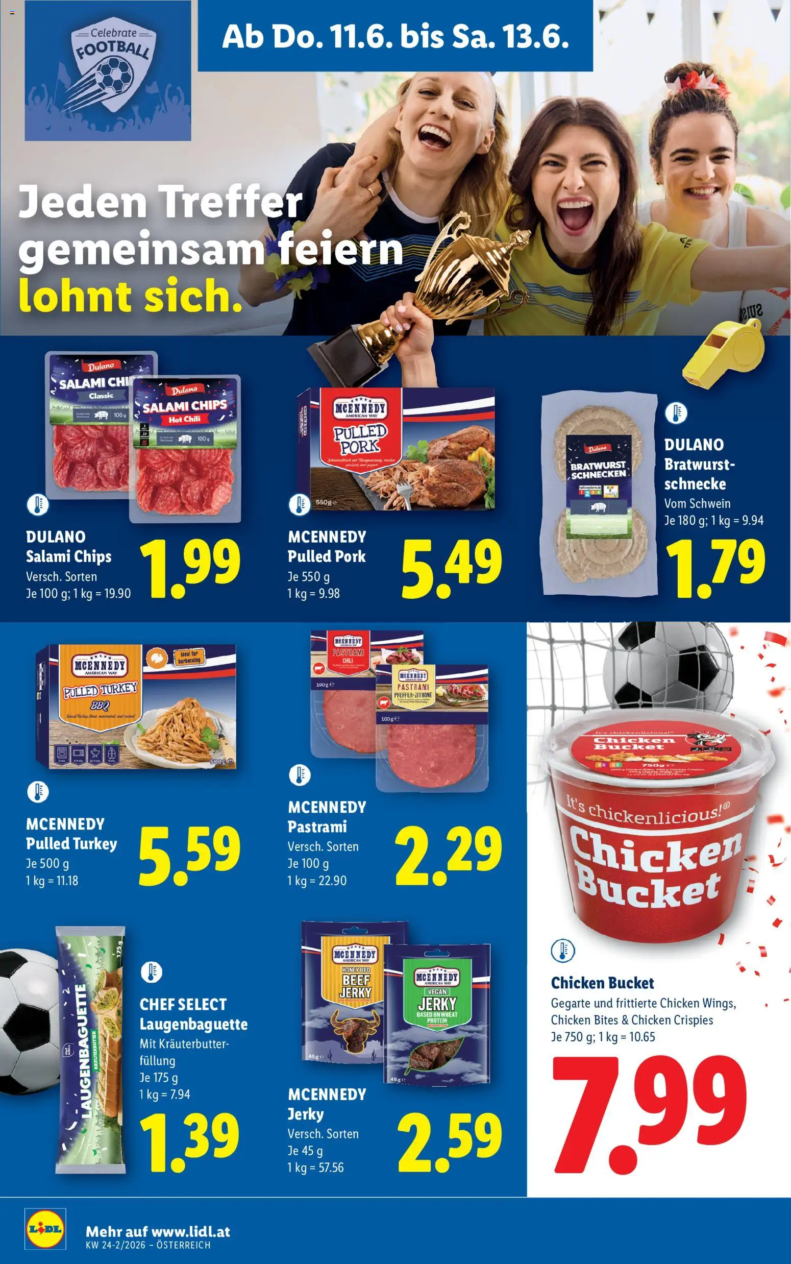 Lidl Flugblatt gültig ab 11.06.2026 | Seite: 14 | Produkte: Chips, Chili, Salami