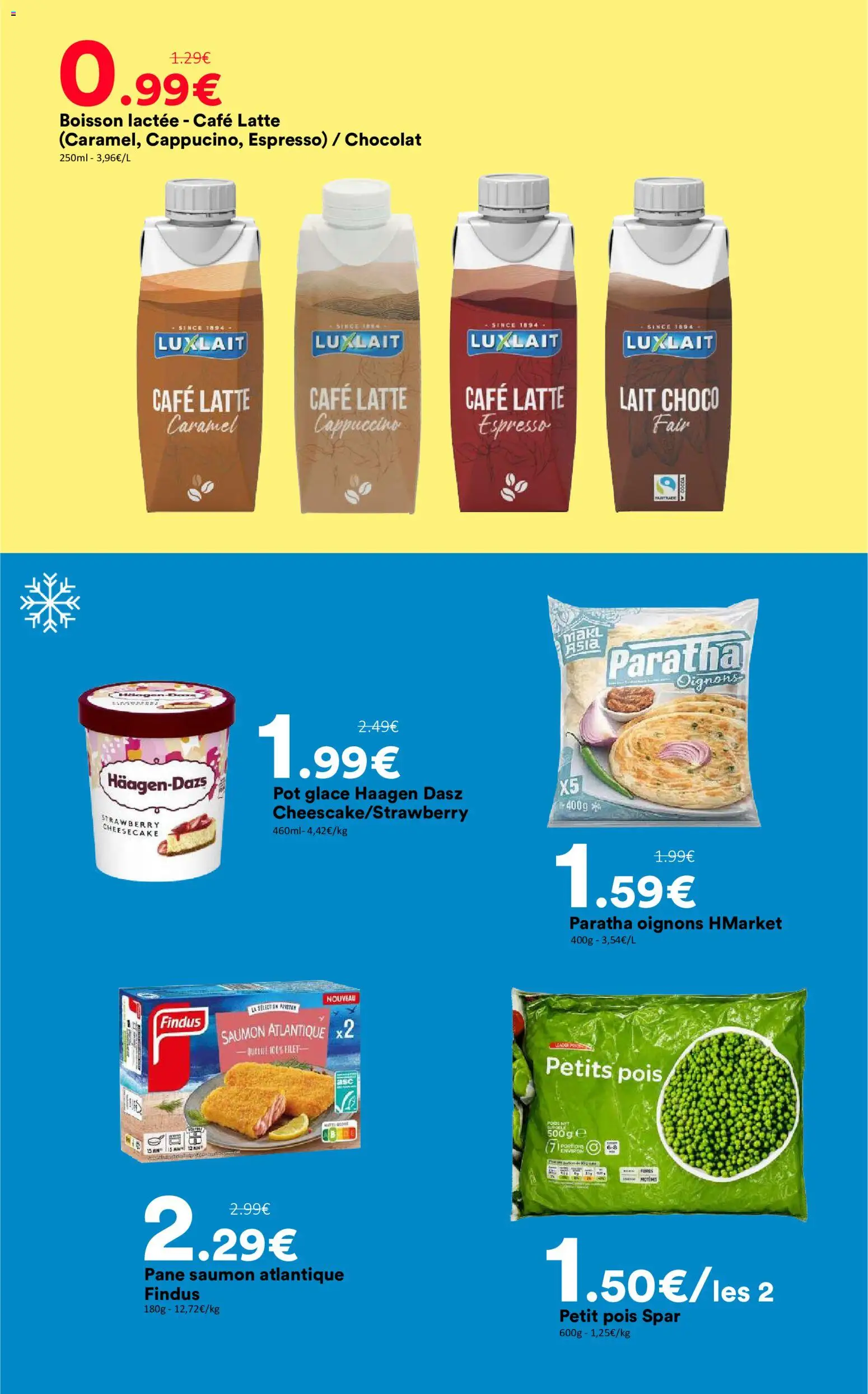 {H1} | Page: 5 | Produits: Petit pois, Café, Chocolat, Saumon