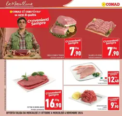 Anteprima del volantino SALAMELLA DI SUINO, SALAMELLA DI SUINO formato convenienza valido a partire dal 21/10/2026 | Pagina: 14 | Prodotti: Bovino, Salamella, Tacchino, Macinato