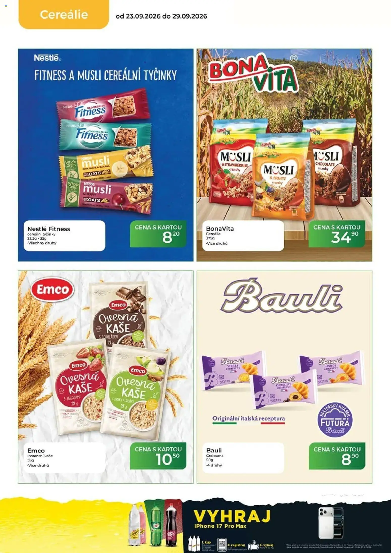 Tamda Foods leták od 23.09.2026 | Strana: 24 | Produkty: Ovesná kaše, Croissant, Kaše, Müsli