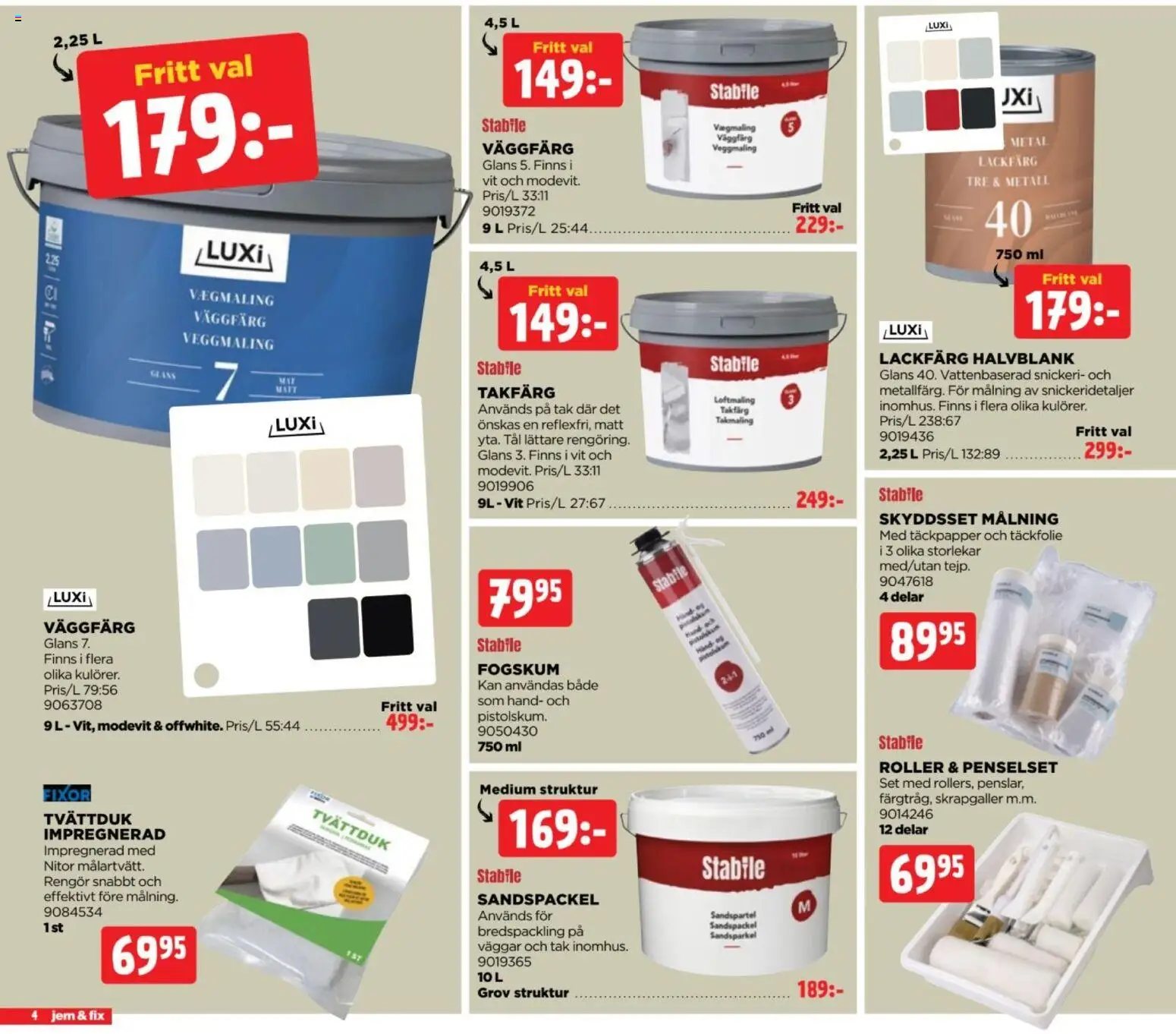 Jem & Fix reklamblad aktuell från 05/10/2026 | Sida: 4 | Produkter: Set, Roller