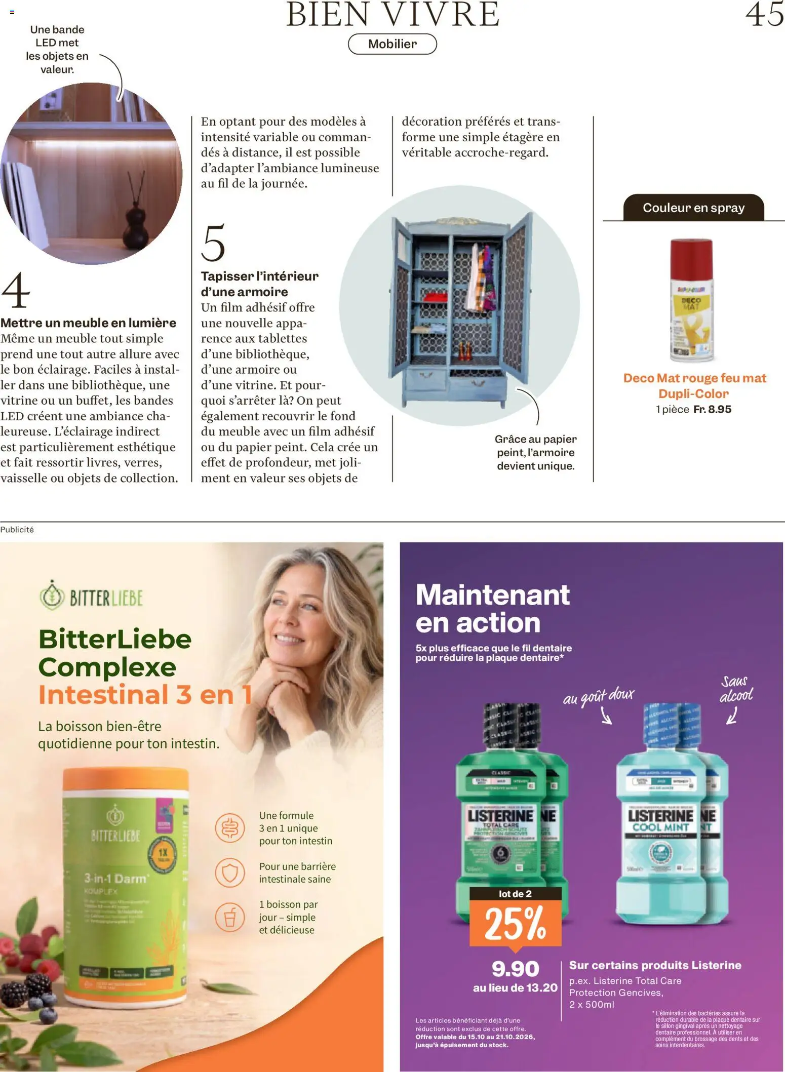 Migros aktionen Magazine FR – gültig ab 14.10.2026 | Seite: 45
