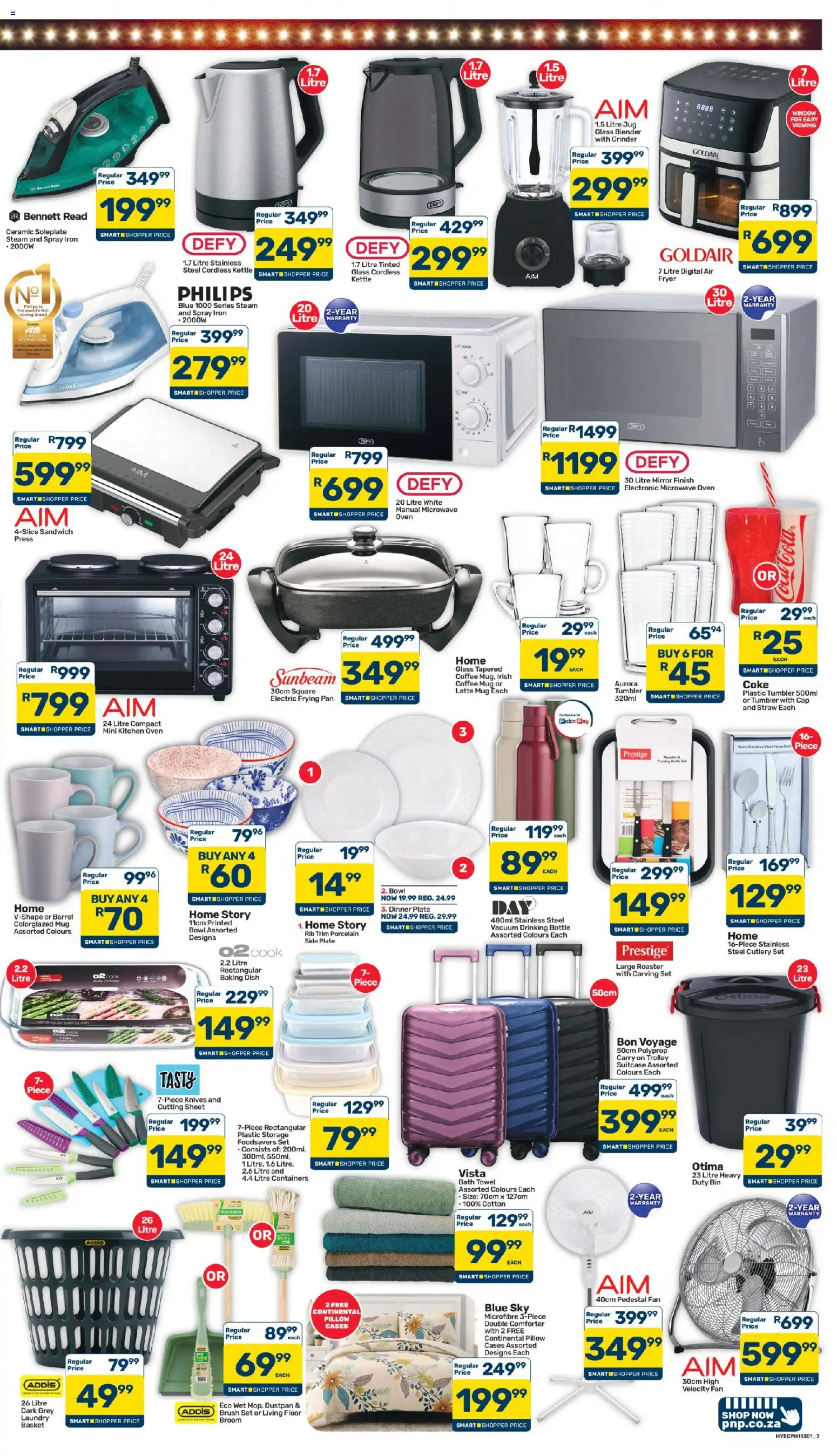 New Pick n Pay catalogue – valid from 07/09/2026 | Page: 7 | Products: Pedestal, Oven, Pillow, Brush