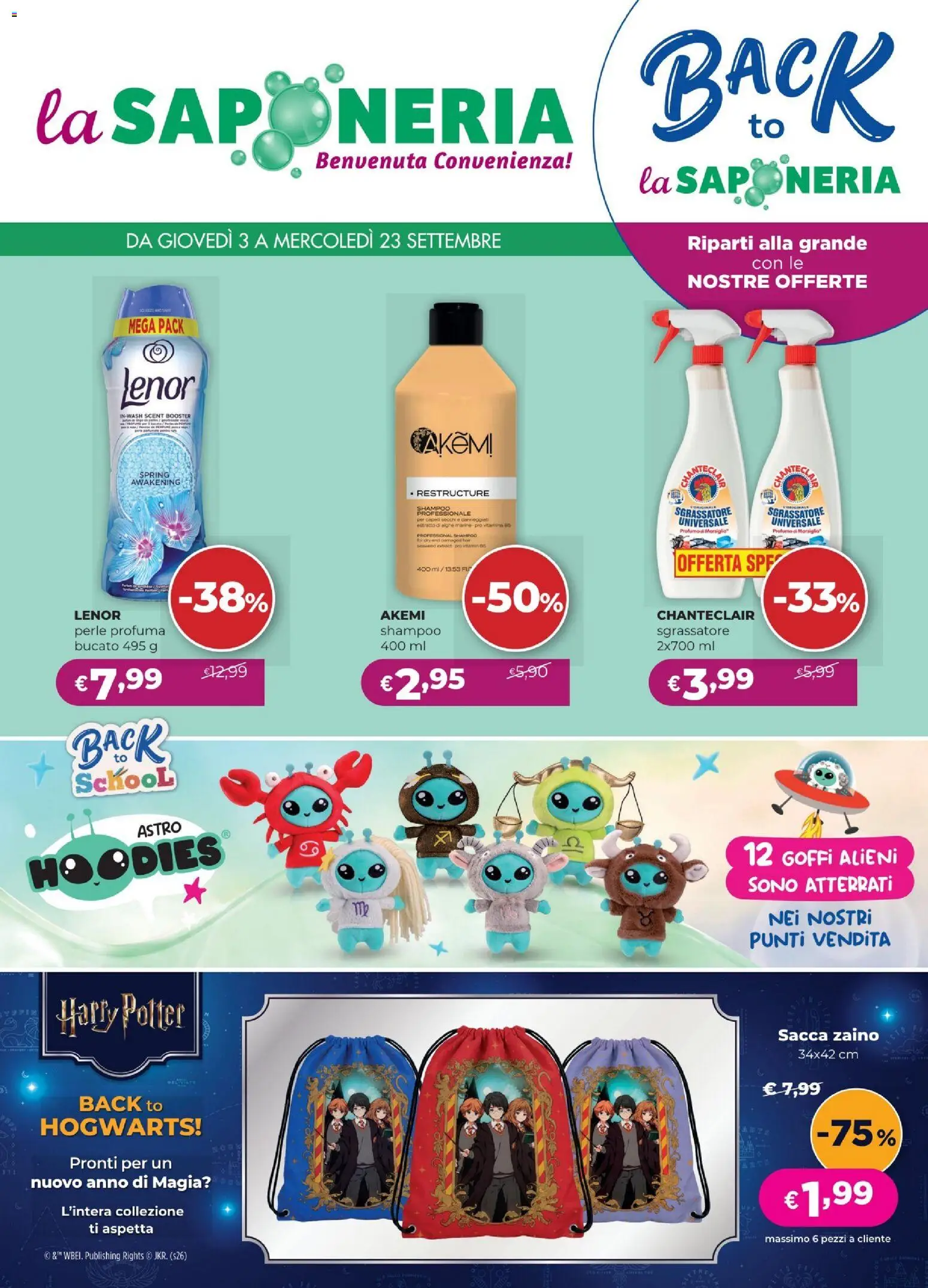 La Saponeria Giovedì 3 Settembre Offerte e Sconti