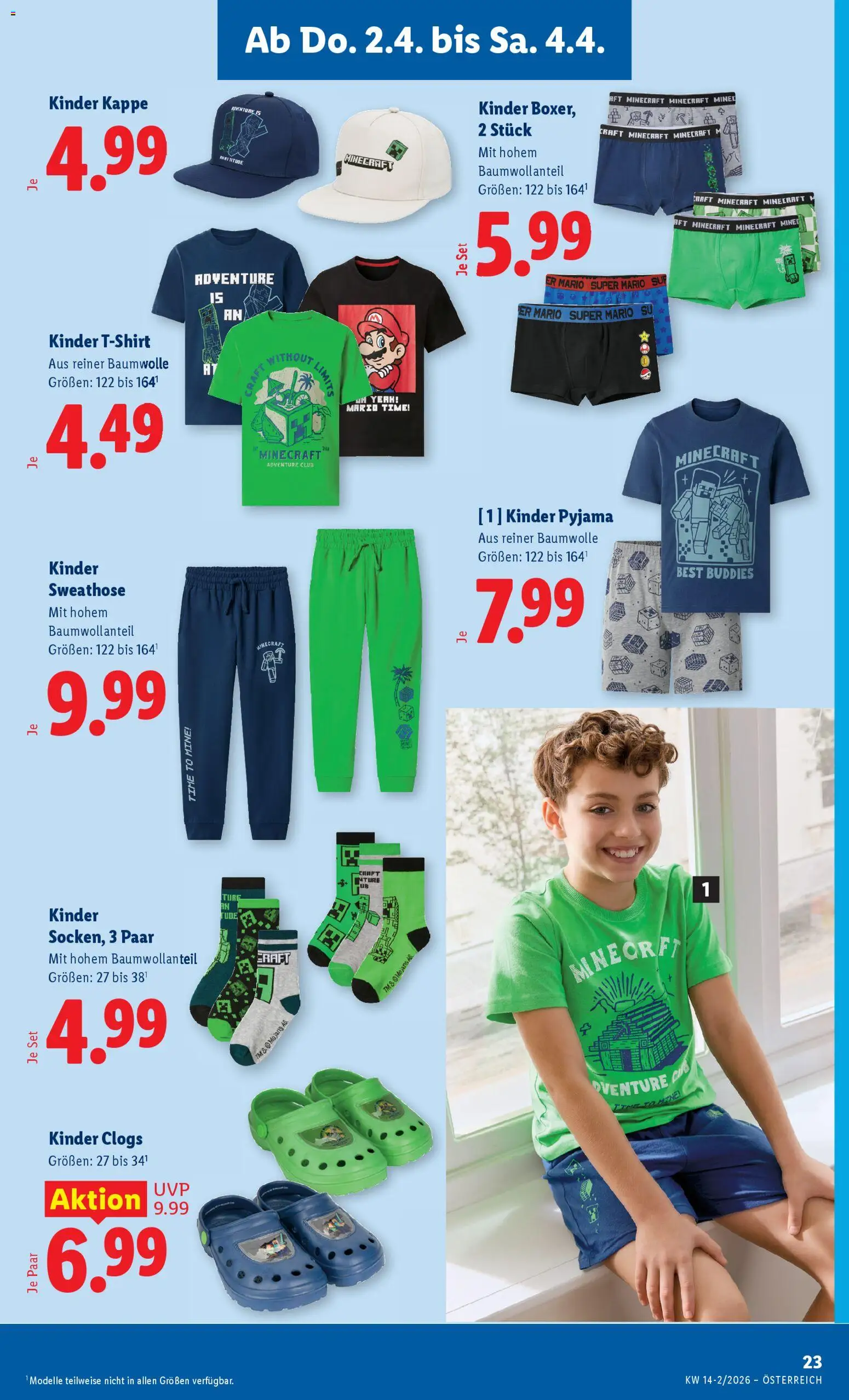 Lidl - Flugblatt gültig ab 02.04.2026 | Seite: 25 | Produkte: Pyjama, Kappe