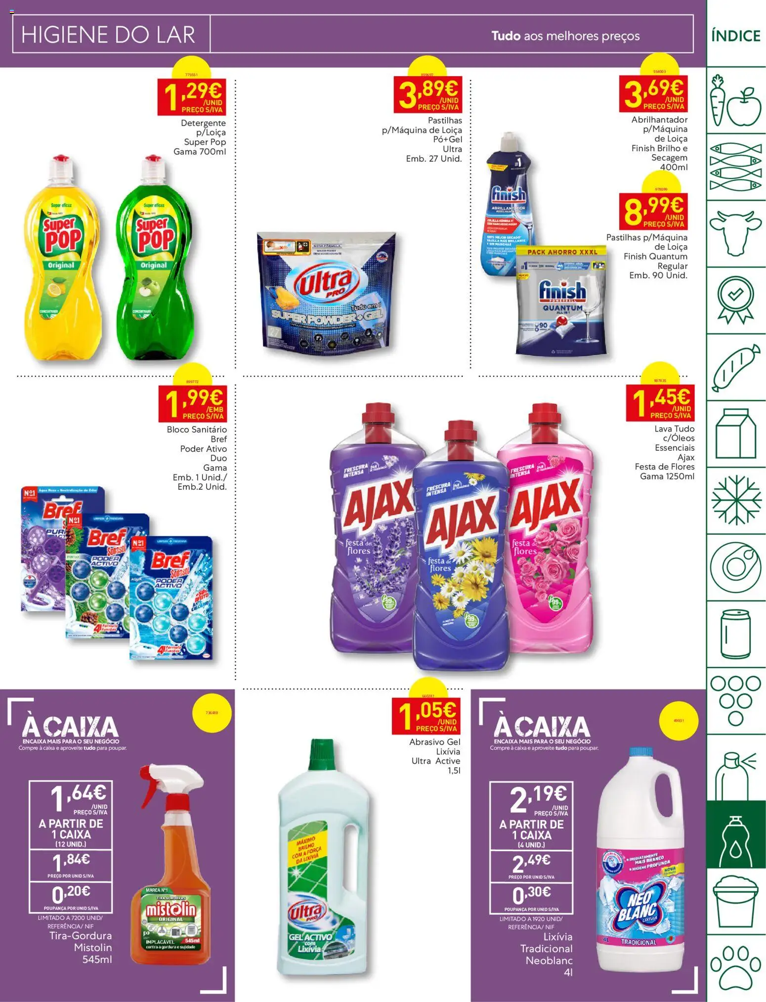 Recheio folheto Madeira │ válido de 23/06/2026 | Página: 35 | Produtos: Flores, Abrilhantador, Detergente, Caixa