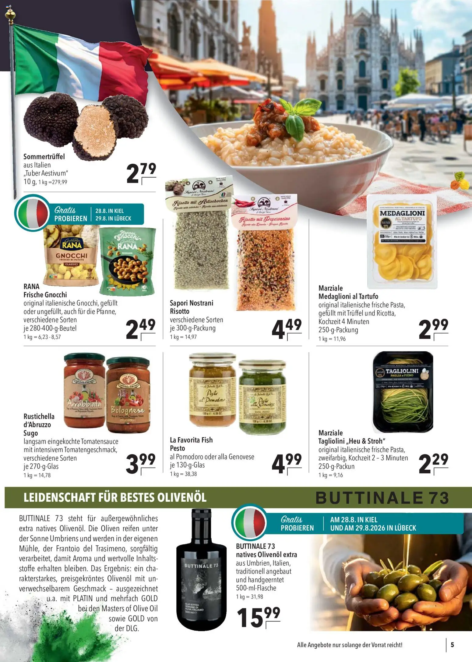 CITTI Markt Prospekt – gültig ab 26.08.2026 | Seite: 5 | Produkte: Gnocchi, Olivenol