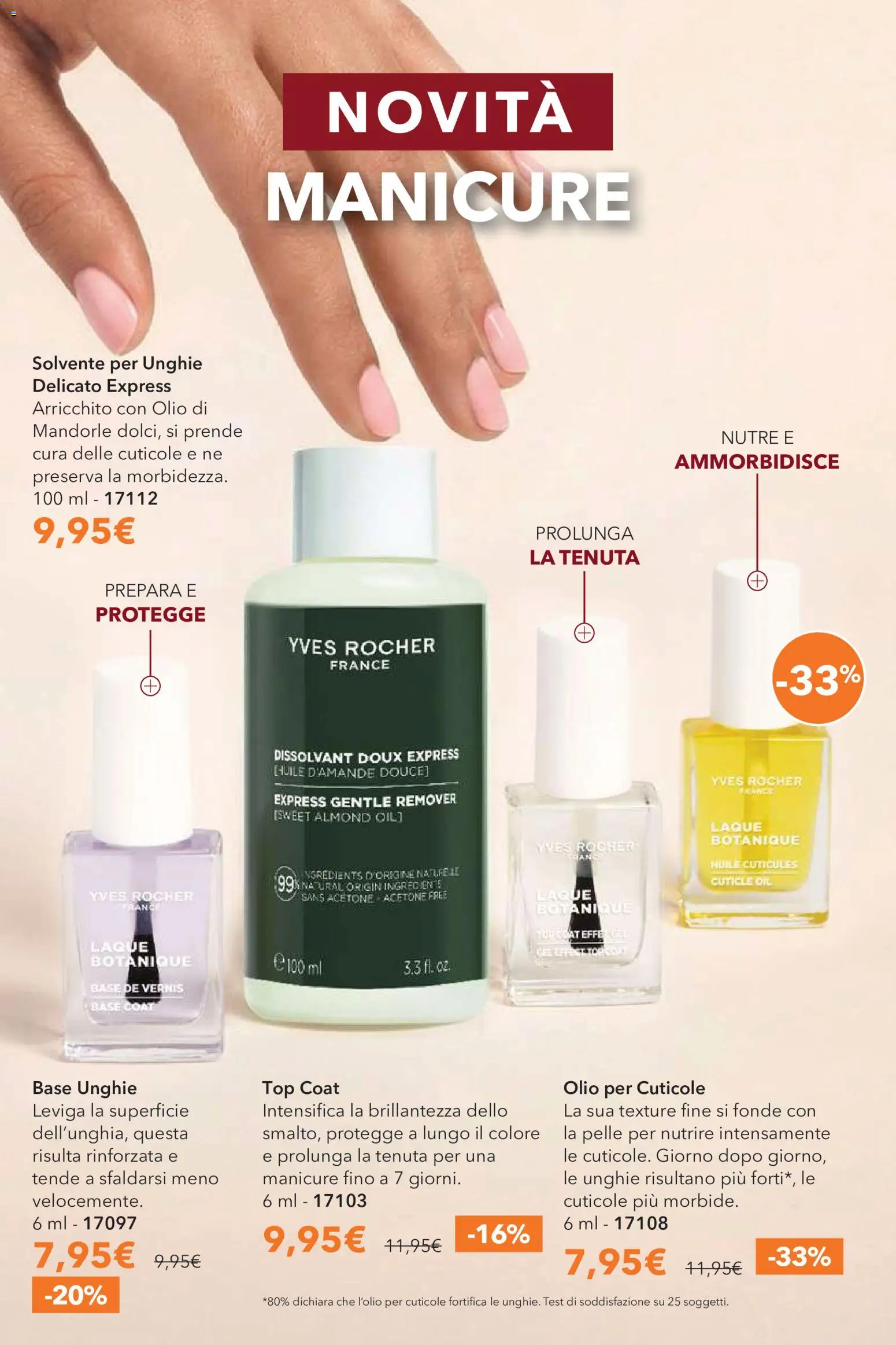 Volantino Yves Rocher del 04.06.2026 | Pagina: 38 | Prodotti: Olio, Top, Mandorle