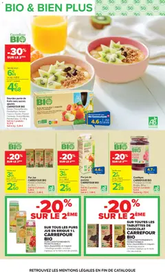 Carrefour - Prévisualisation de Confiture CARREFOUR BIO Framboise ou 4 Fruits Rouges, 360 g., Confiture extra Framboise valide à partir de 06/10/2026 | Page: 18
