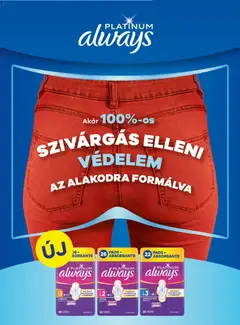 always PLATINUM NORMAL, ULTRA PADS ABSORBANTE - amely érvényes a következő dátumtól: 2026.06.18. | Oldal: 2