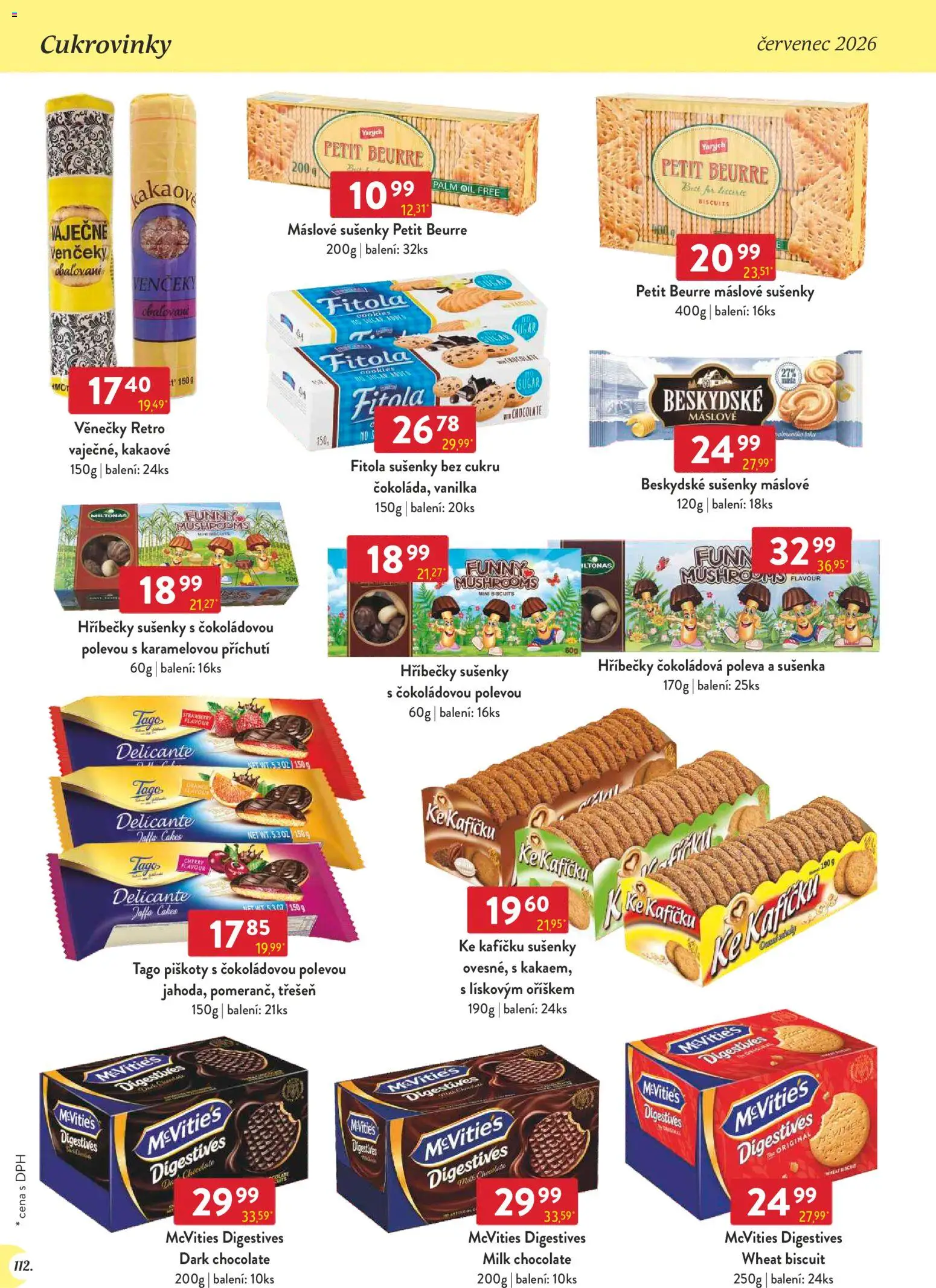 Astur & Qanto leták - Velkoobchod 07/2026 od 01.07.2026 | Strana: 112 | Produkty: Máslové sušenky, Piškoty, Sušenky, Milk chocolate