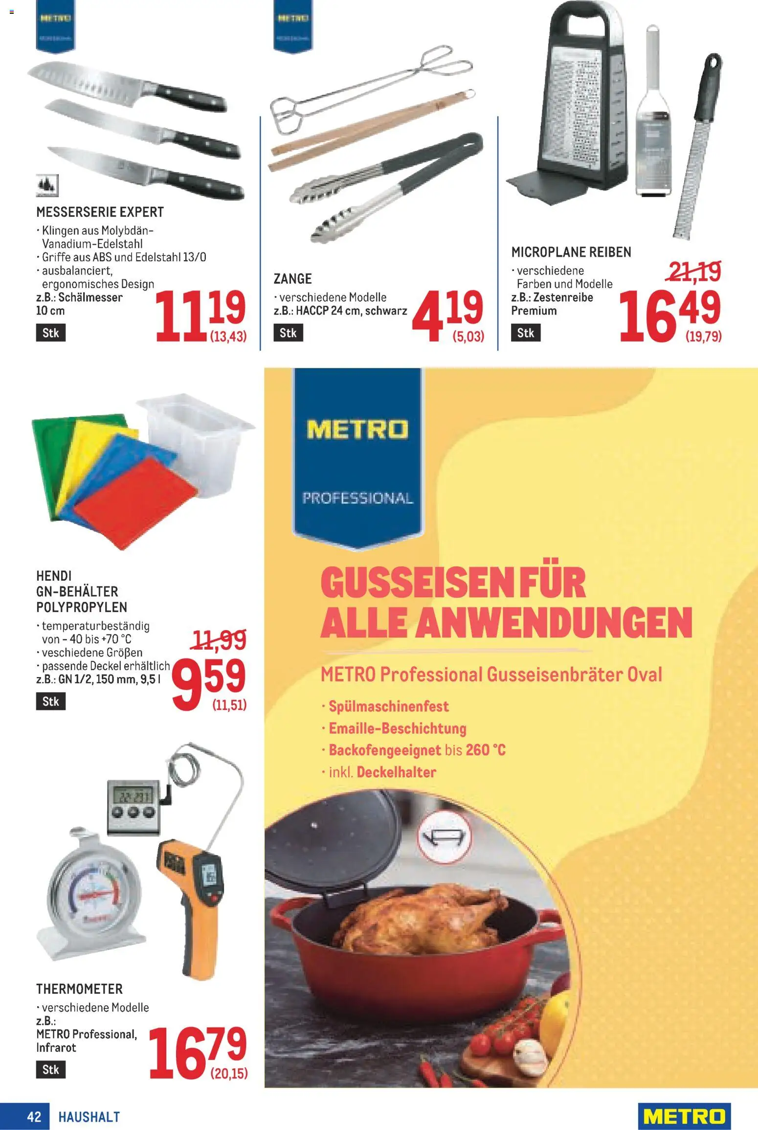 Metro angebote Profi gültig ab 29.10.2026 | Seite: 42 | Produkte: Thermometer