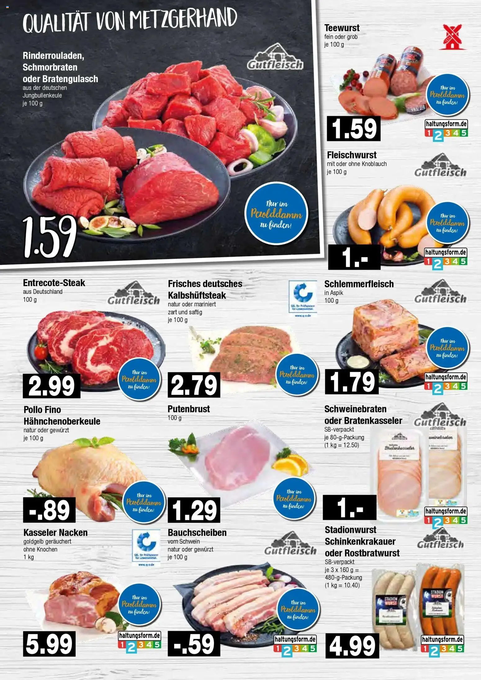 Edeka Prospekt Hamburg (ab 24.08.2026) » Angebote Online | Seite: 2 | Produkte: Putenbrust, Kasseler nacken, Knoblauch