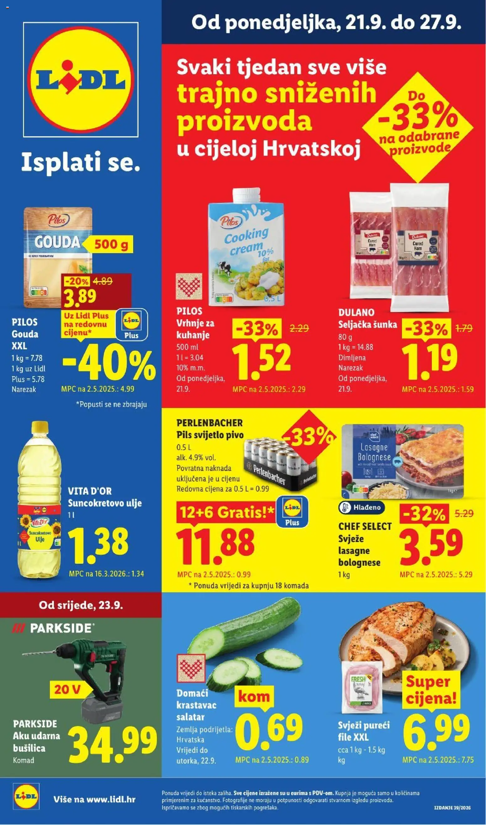 Lidl katalog | vrijedi od 21.09.2026 | Stranica: 1