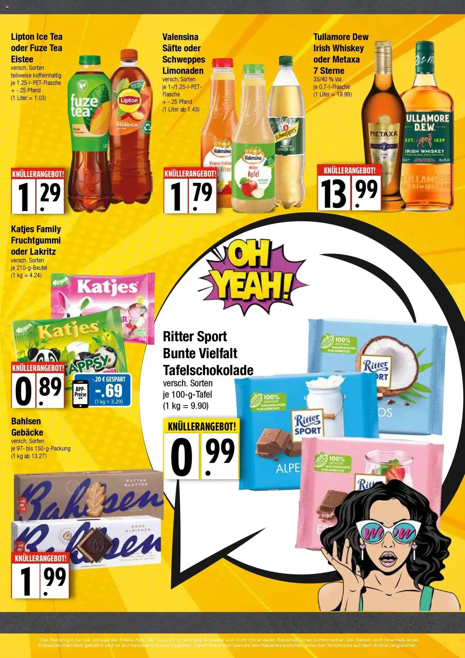 Edeka Prospekt Hamburg (ab 07.09.2026) » Angebote Online | Seite: 7 | Produkte: Fuze tea, Ritter sport, Pfirsich, Whiskey