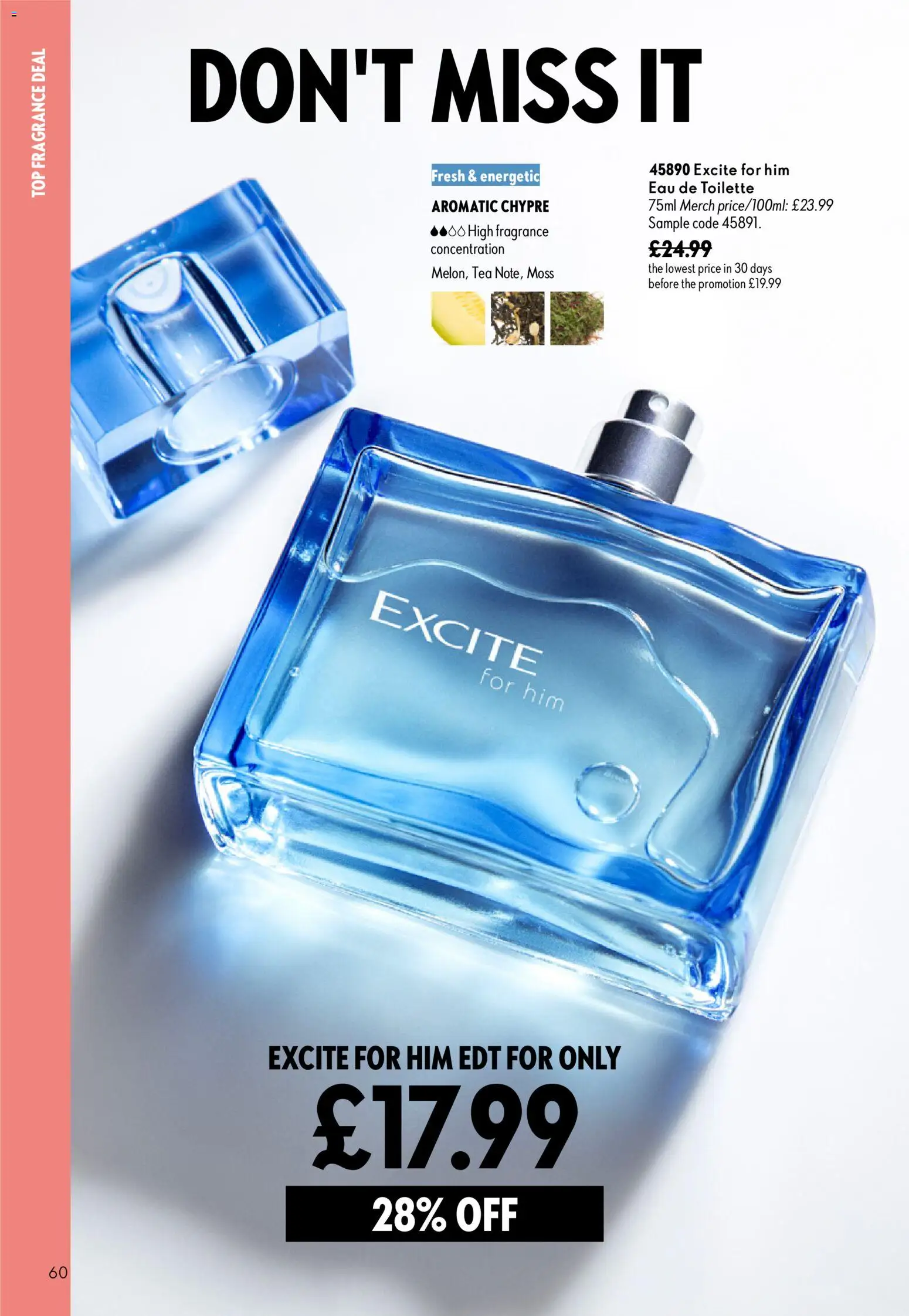 {H1} | Page: 60 | Products: Fragrance, Eau de toilette, Tea