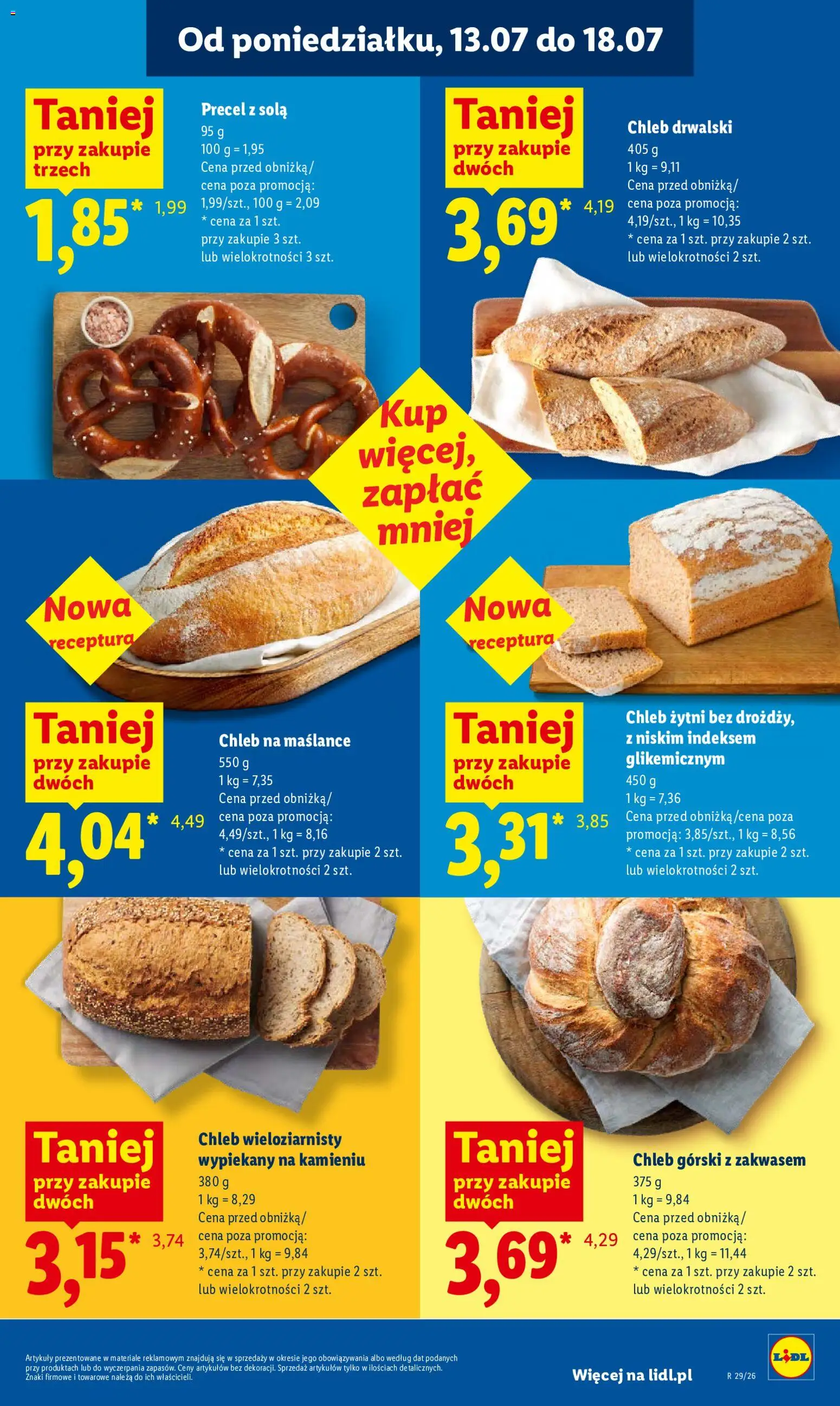Lidl Polsko leták od 13.07.2026 | Strana: 67 | Produkty: Chléb