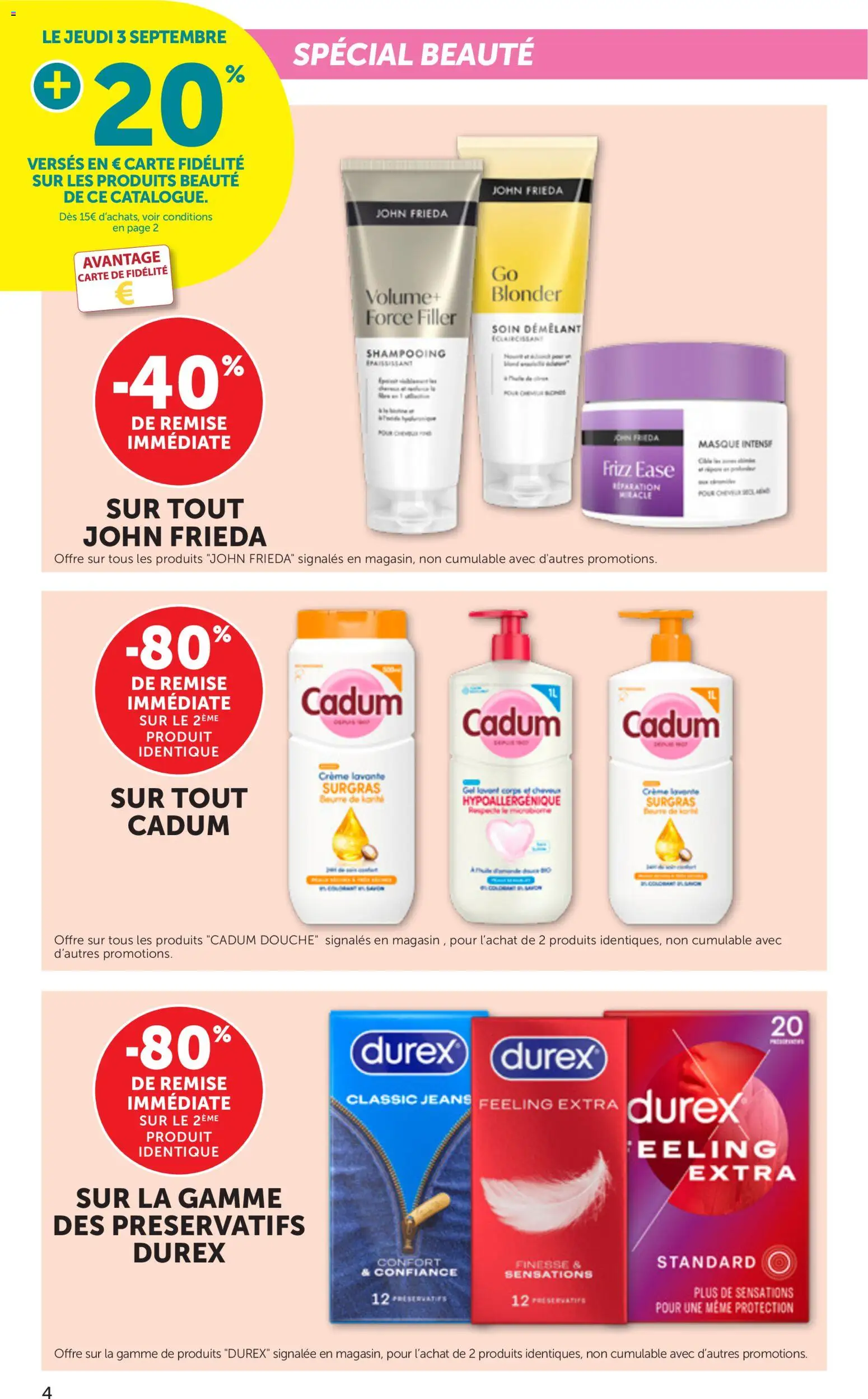 {H1} | Page: 4 | Produits: Produits beauté, Shampooing, Masque, Crème