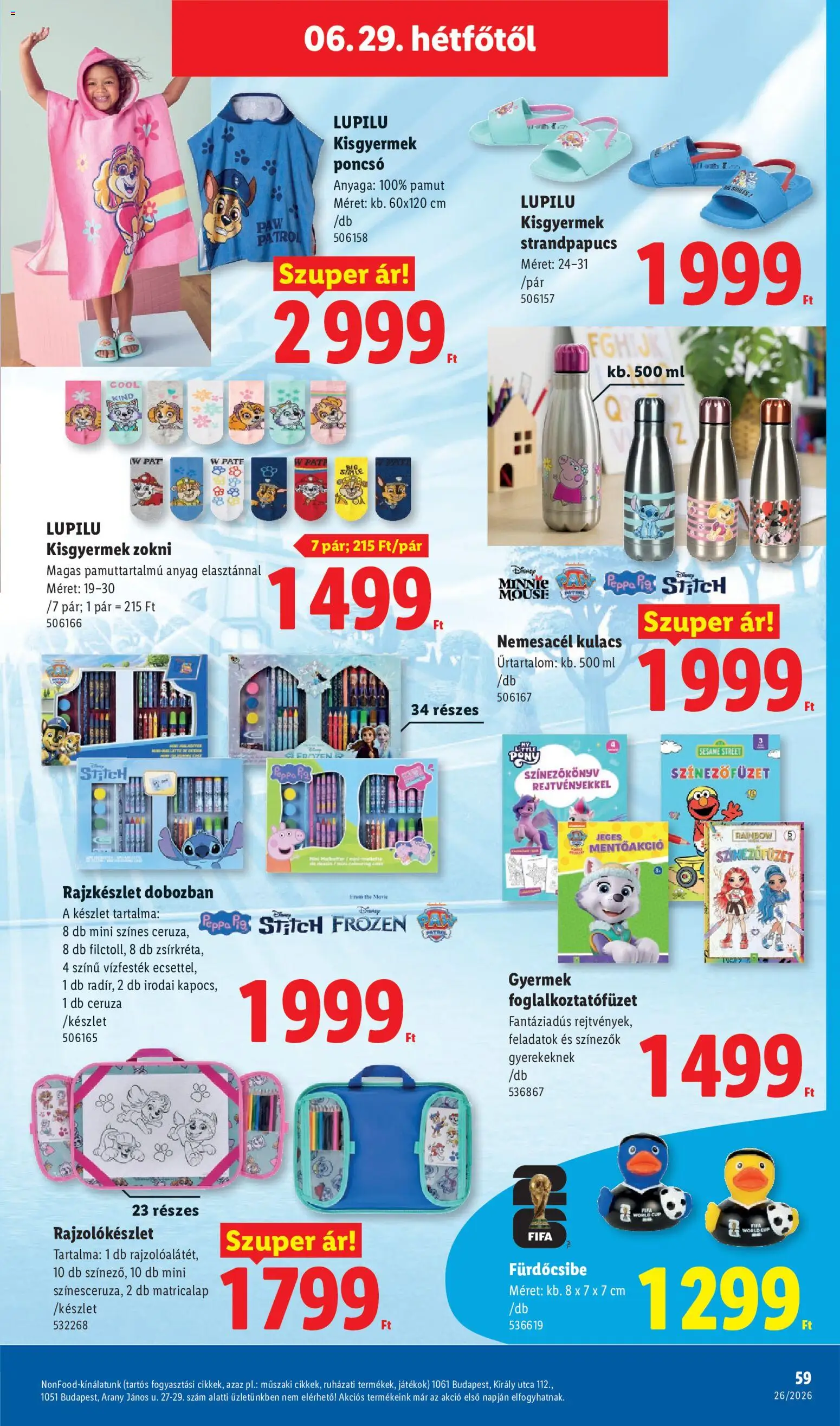 Lidl akciós ujság - amely érvényes a következő dátumtól: 25.06.2026 | Oldal: 59