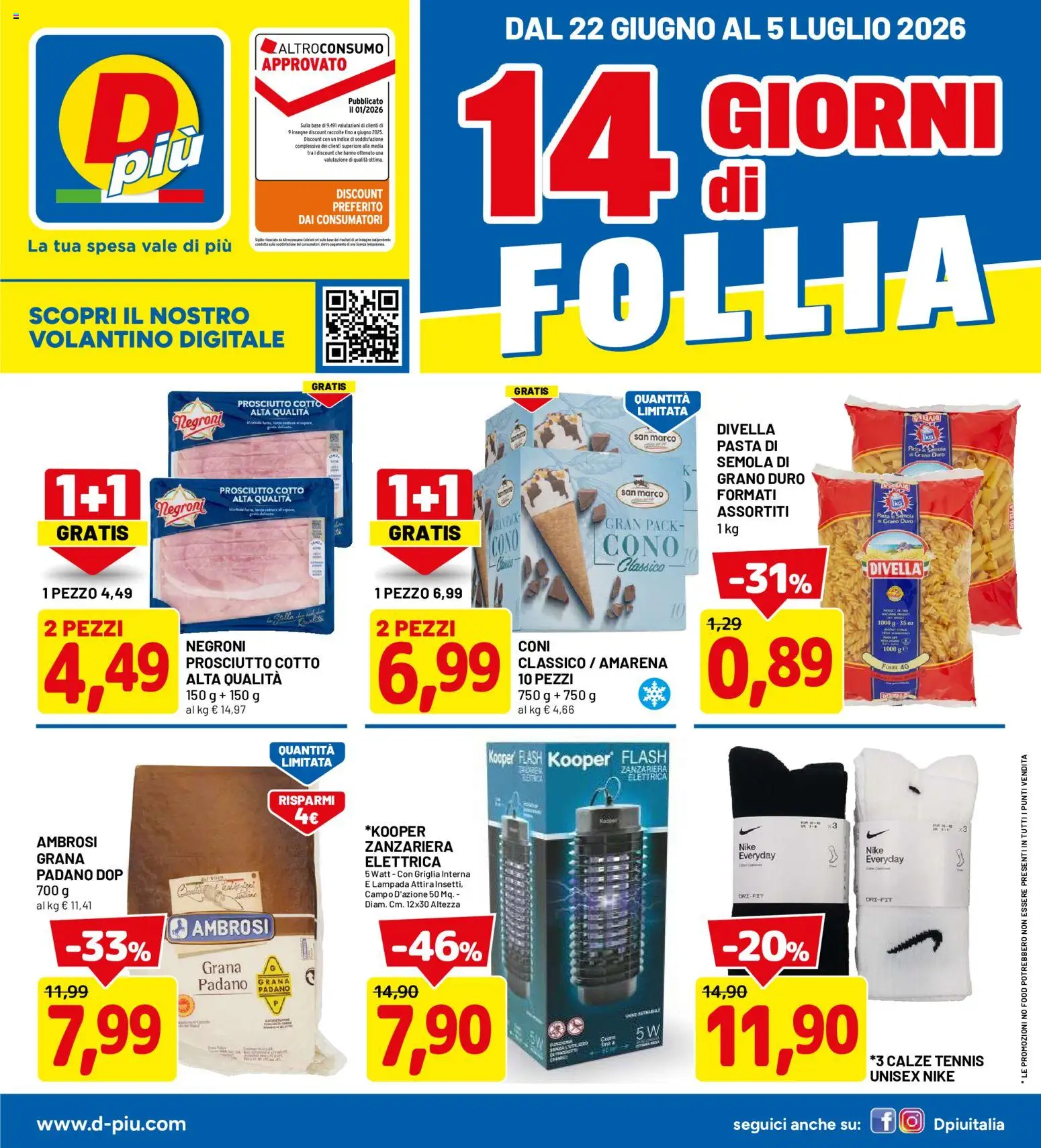 Volantino D Più del 22/06/2026 | Pagina: 1