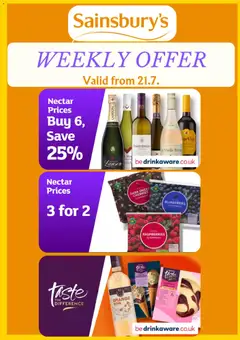 Preview of Sainsbury's - Offers valid from 21/07/2026