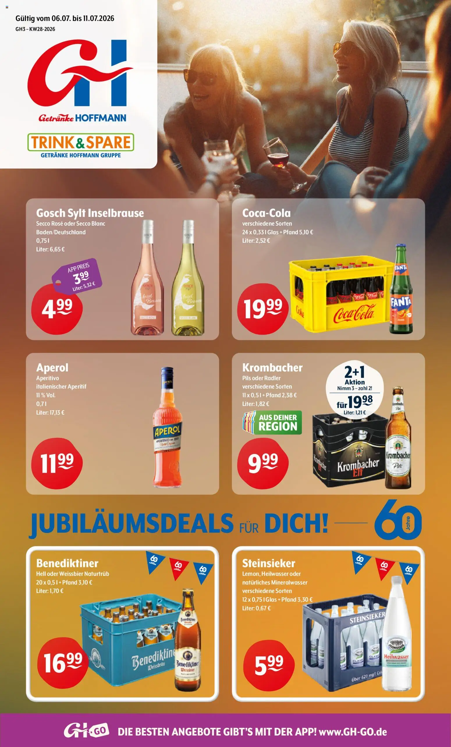 Trink und Spare Prospekt – gültig ab 06.07.2026 | Seite: 1 | Produkte: Fanta, Pils, Radler, Krombacher