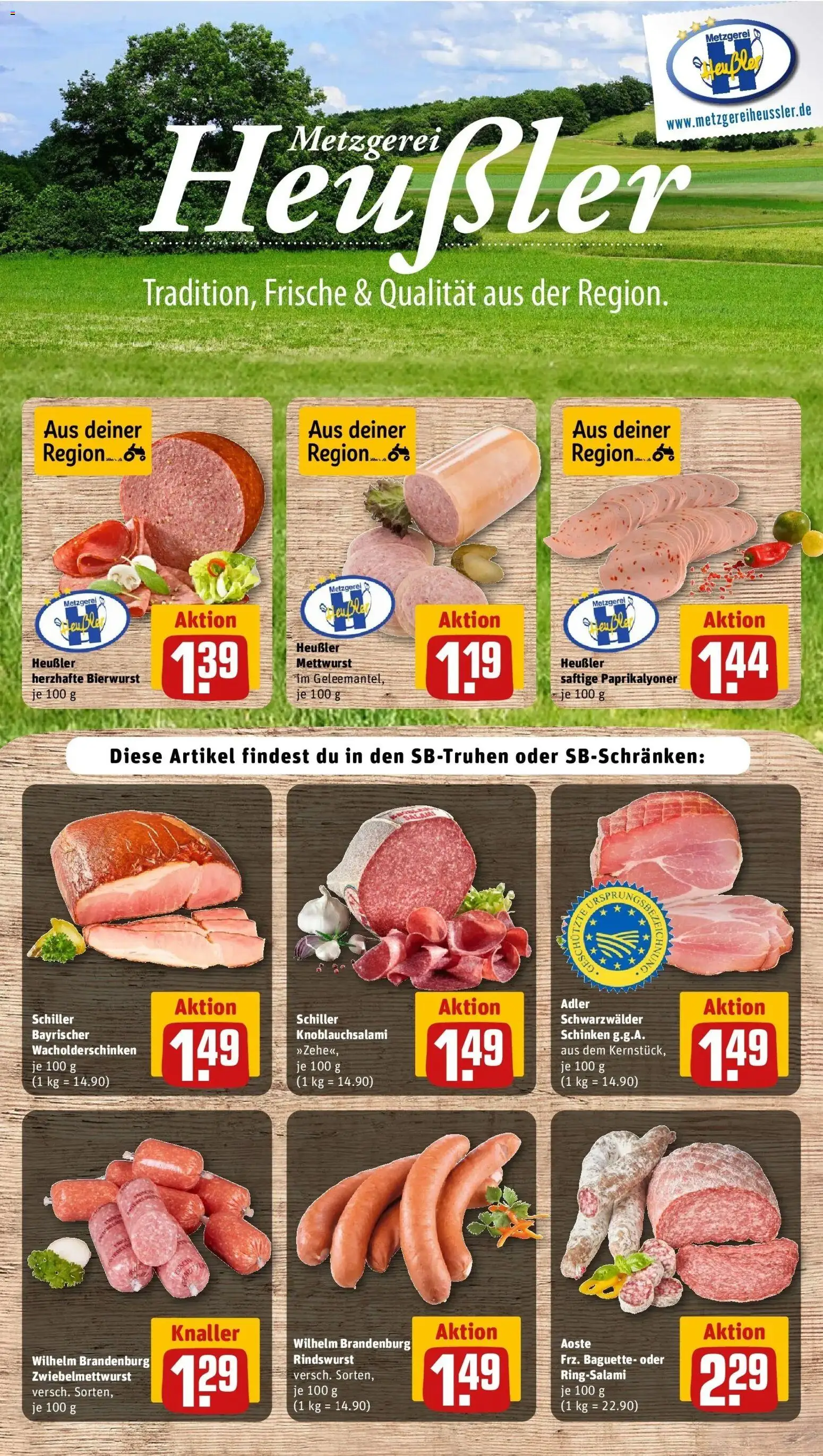 REWE Prospekt ab 24.08.2026 zum Blättern » Angebote | Seite: 9 | Produkte: Baguette, Schinken