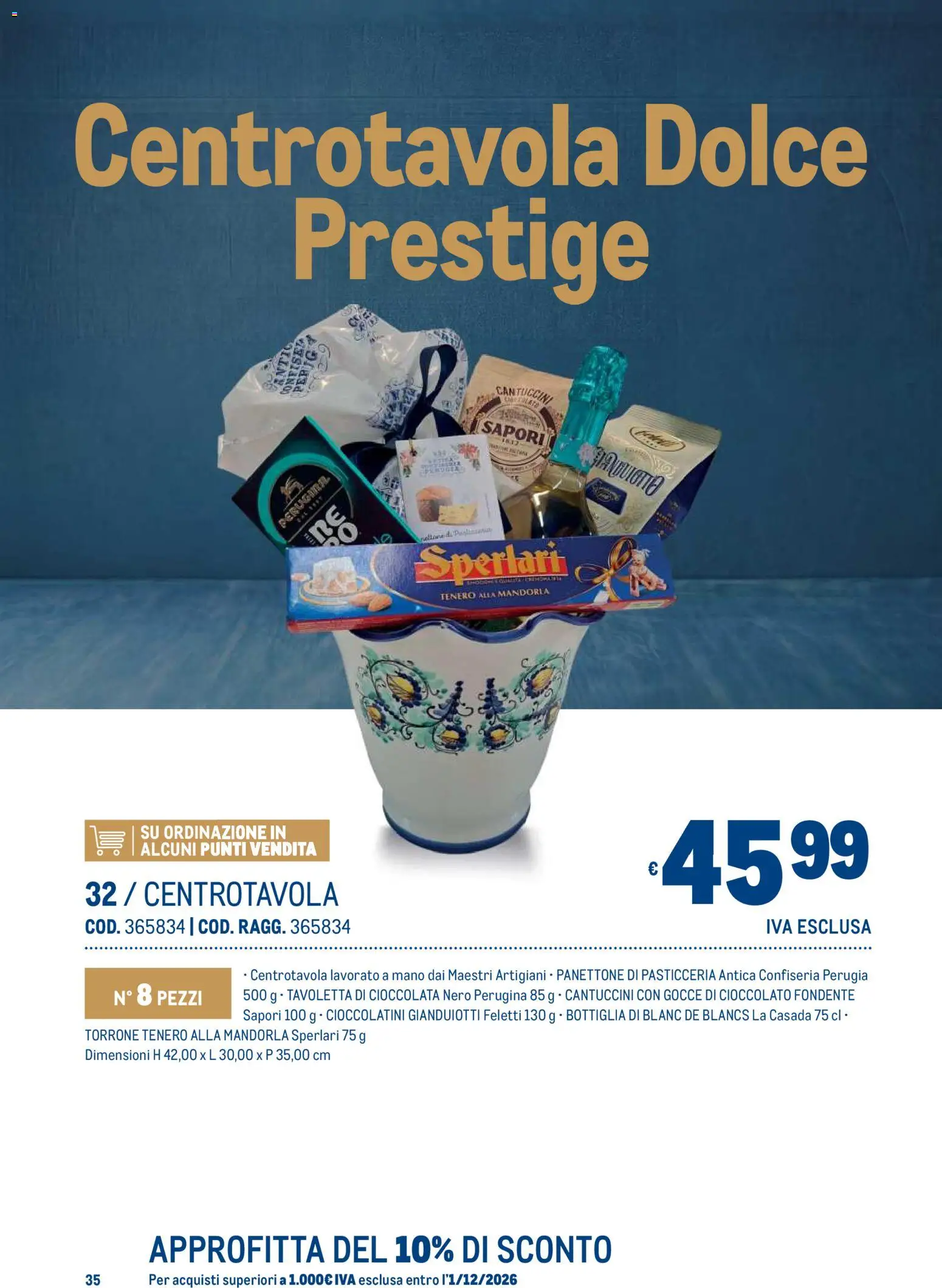 Volantino Metro del 19/10/2026 | Pagina: 35 | Prodotti: Cioccolato, Mandorla, Cioccolatini, Bottiglia
