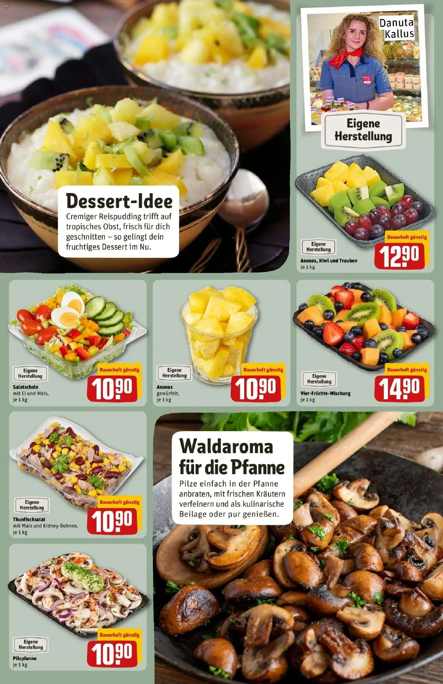 REWE Prospekt ab 26.10.2026 zum Blättern » Angebote | Seite: 12 | Produkte: Mais, Trauben, Ananas, Kiwi
