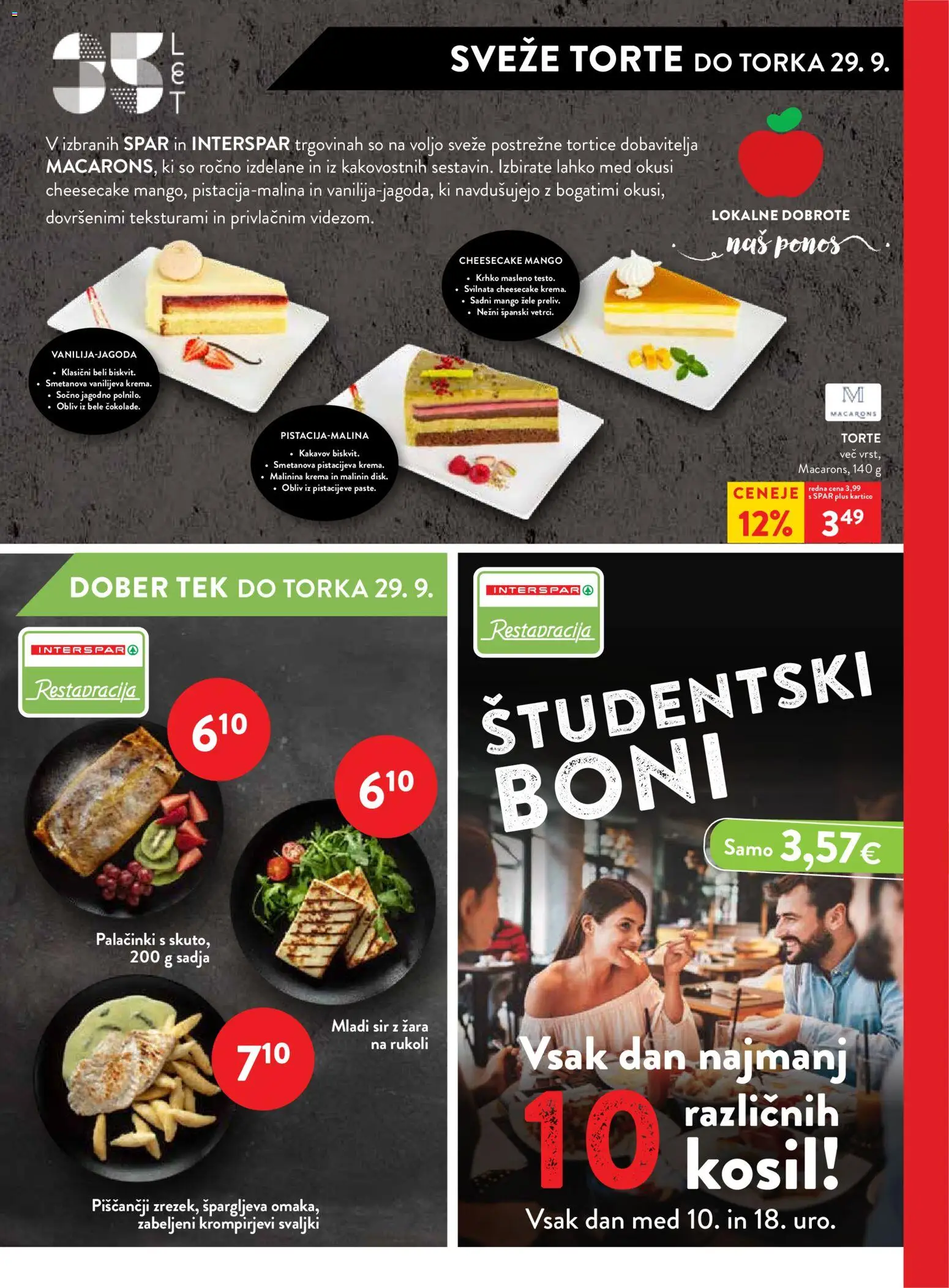 Novi Spar katalog ponudbe – veljaven od 23.09.2026 | Stran: 8 | Izdelki: Med, Krema, Sir, Mango