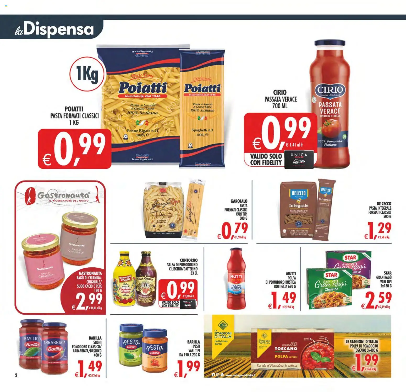 Volantino Decò del 08.05.2026 | Pagina: 2 | Prodotti: Salsa, Pesto, Ragú, Bottiglia