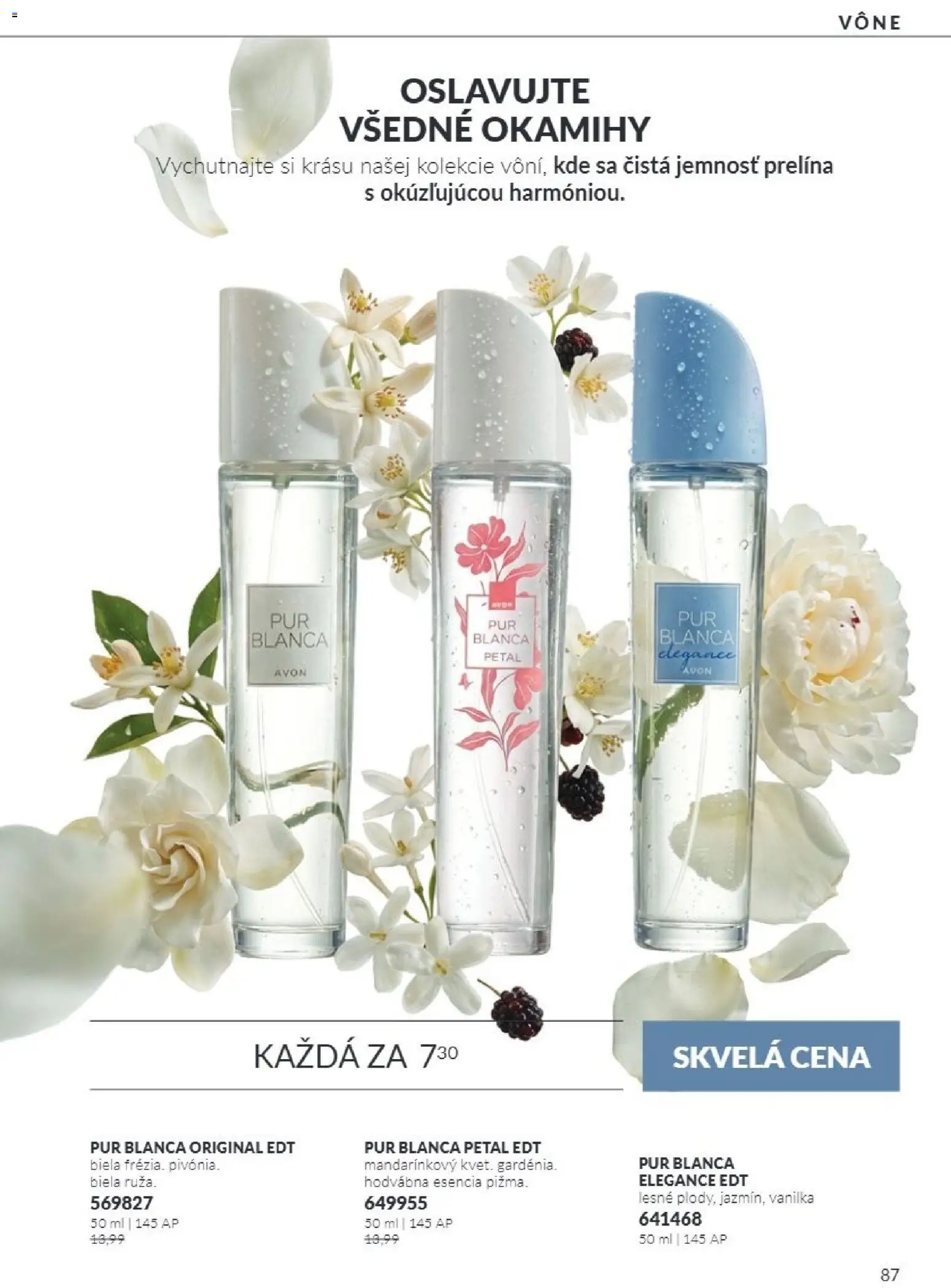 Nové Avon akcie – leták je platný od 01.10.2026 | Strana: 87 | Produkty: Vanilka