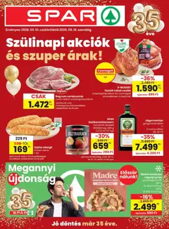 Spar akciós újság - amely érvényes a következő dátumtól: 2026.09.10.